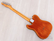 Back angle with maple neck