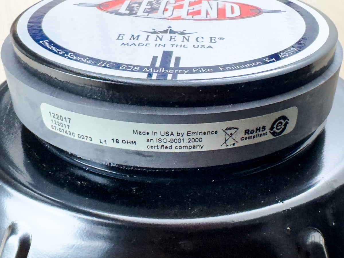 Soldano Lucky 13 speaker magnet label