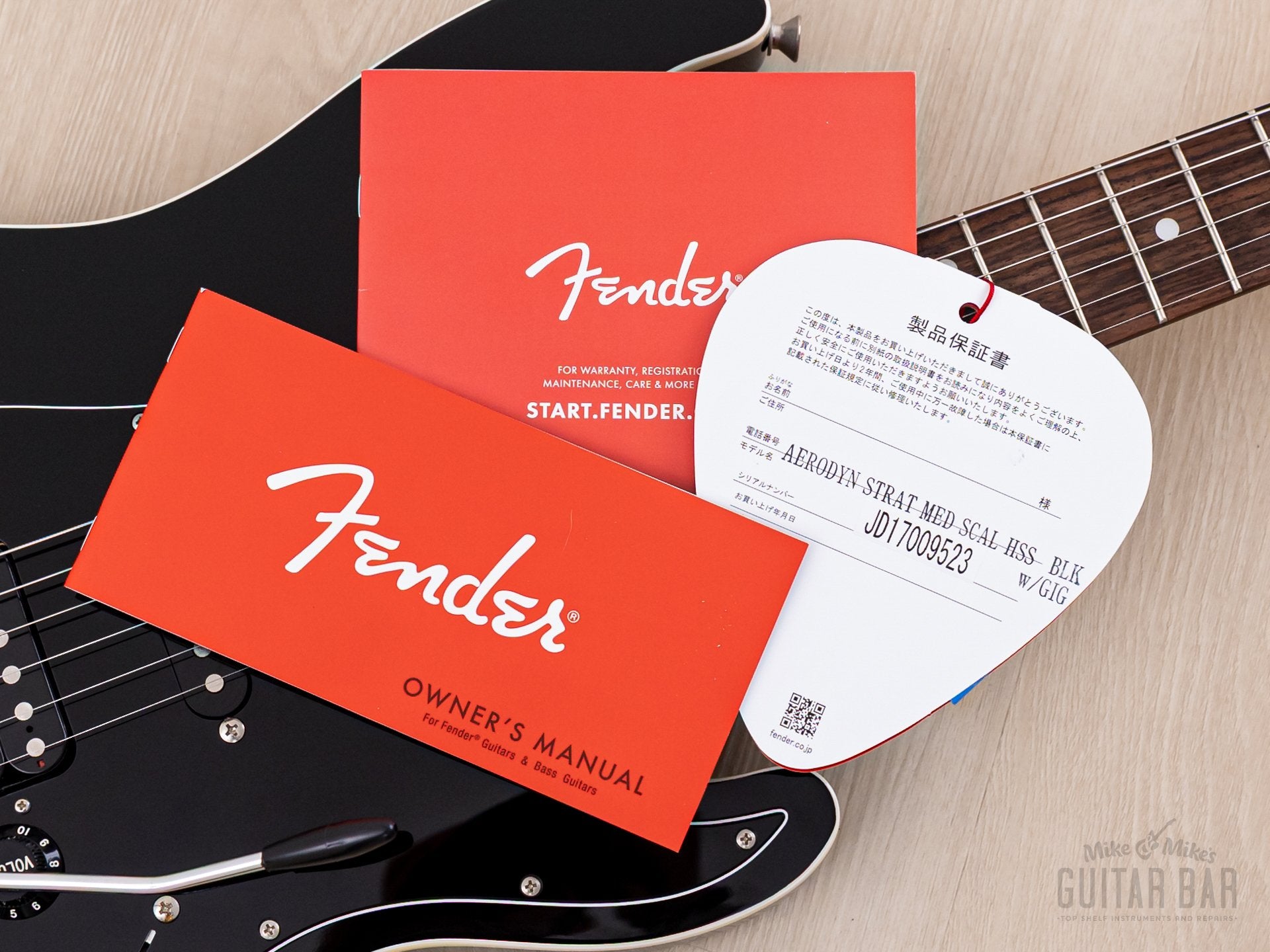 2017 Fender Aerodyne HSS Medium Scale 24 3/4