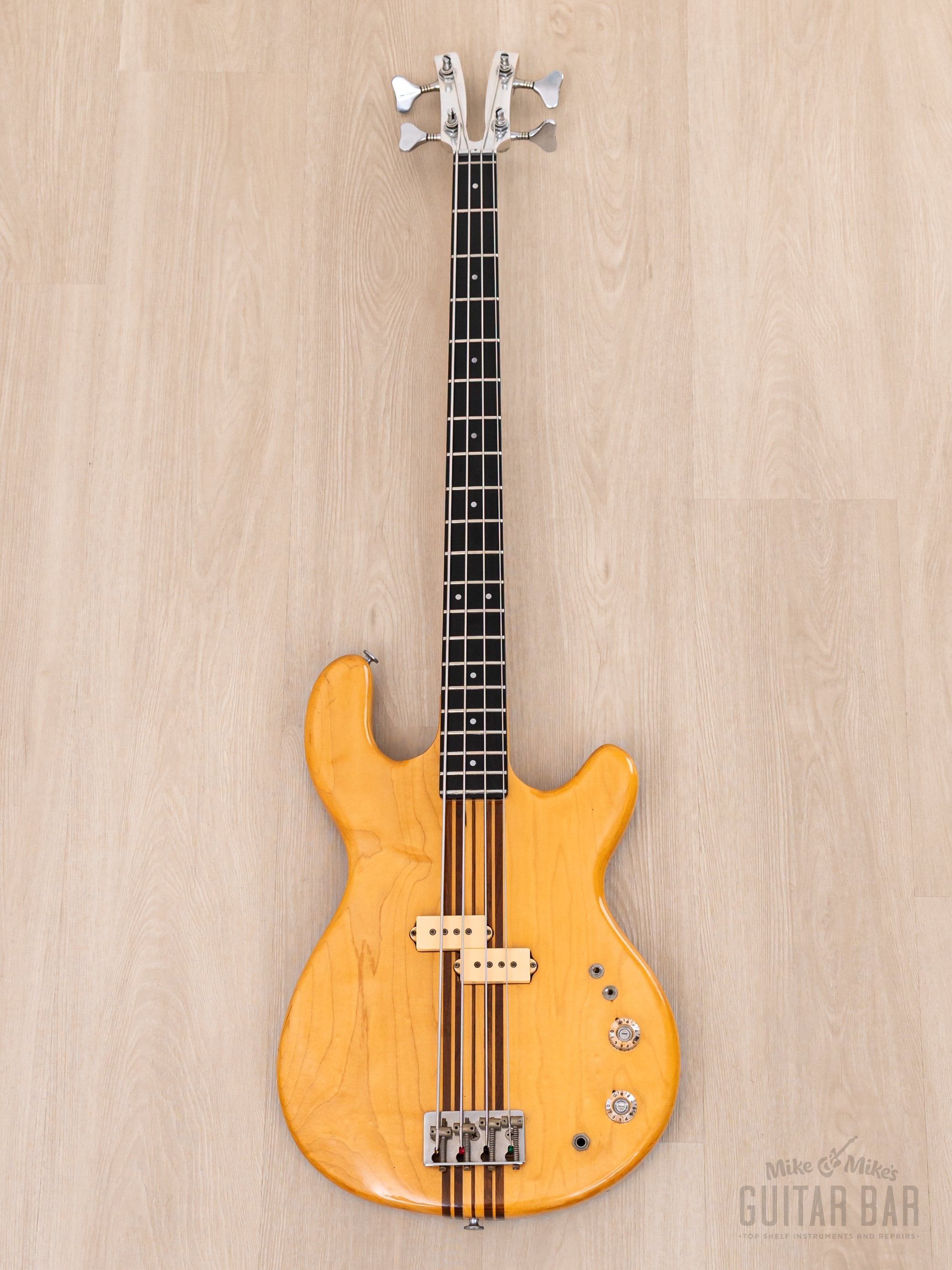 1979 Kramer DMZ 4000 Vintage Aluminum Neck Bass Natural w/ Case