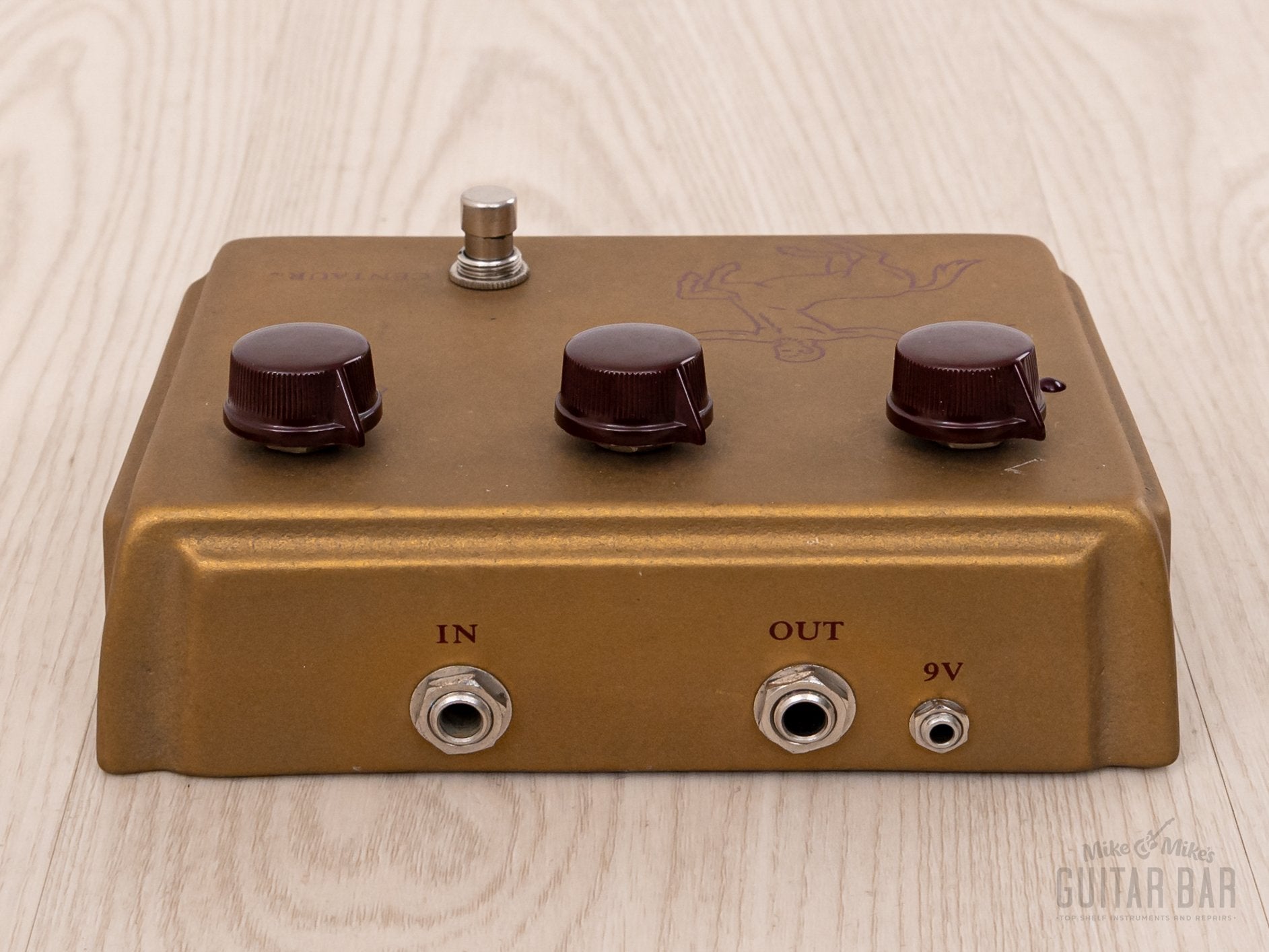 1997 Klon Centaur Professional Overdrive Gold Horsie Long Tail, Near-Mint w/ Box, Paperwork, Business Card