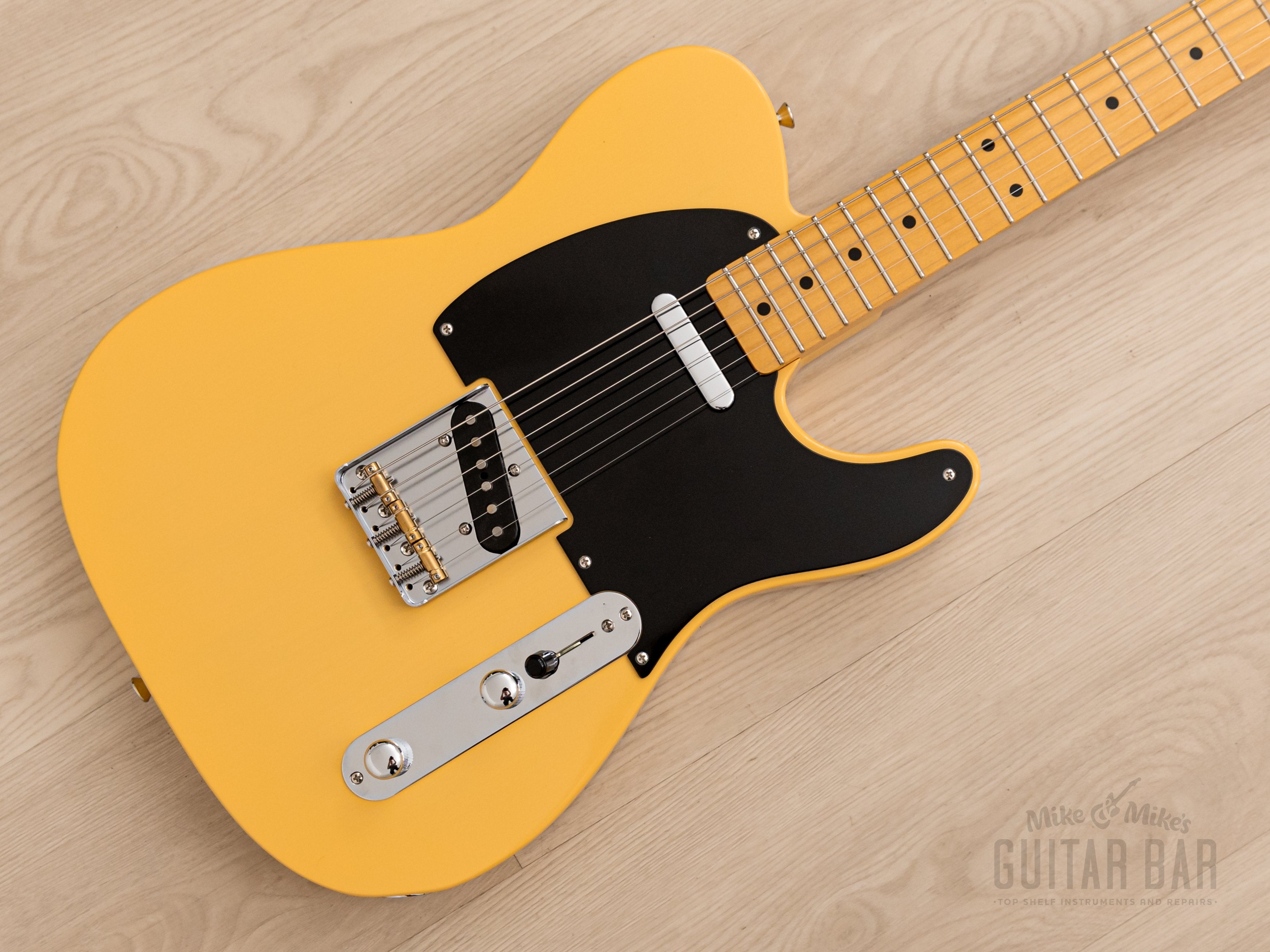 2023 PGM Van Zandt TLV-R1 T-Style Blackguard Butterscotch Lacquer, Min –  Mike & Mike's Guitar Bar