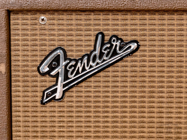 1964 Fender Reverb Unit Pre-CBS Vintage Tube Tank 6G15 Circuit, Brown ...