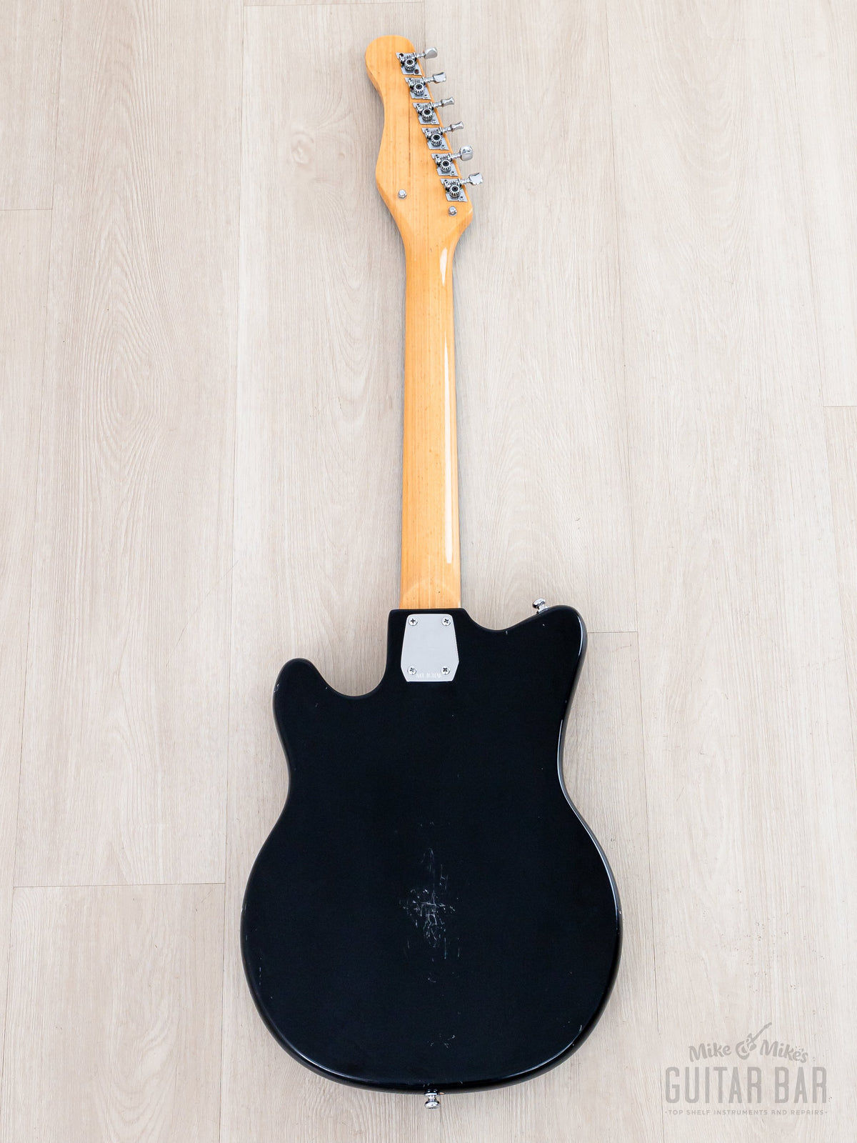 Grossman Teisco-style guitar full back, black finish