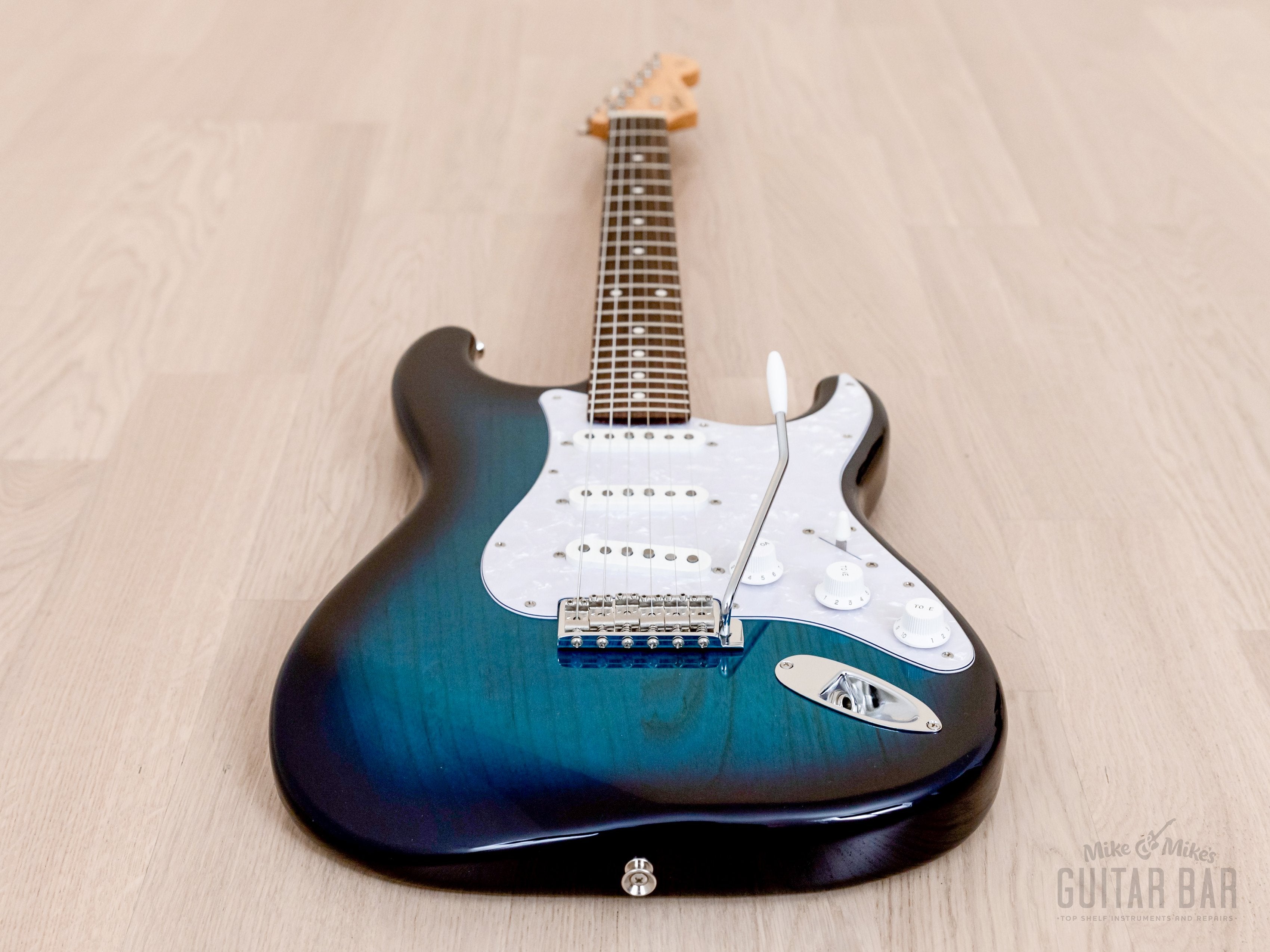 2014 Tokai Goldstar Sound AST-118 S-Style Electric Guitar Ash Body Blue Burst, Japan