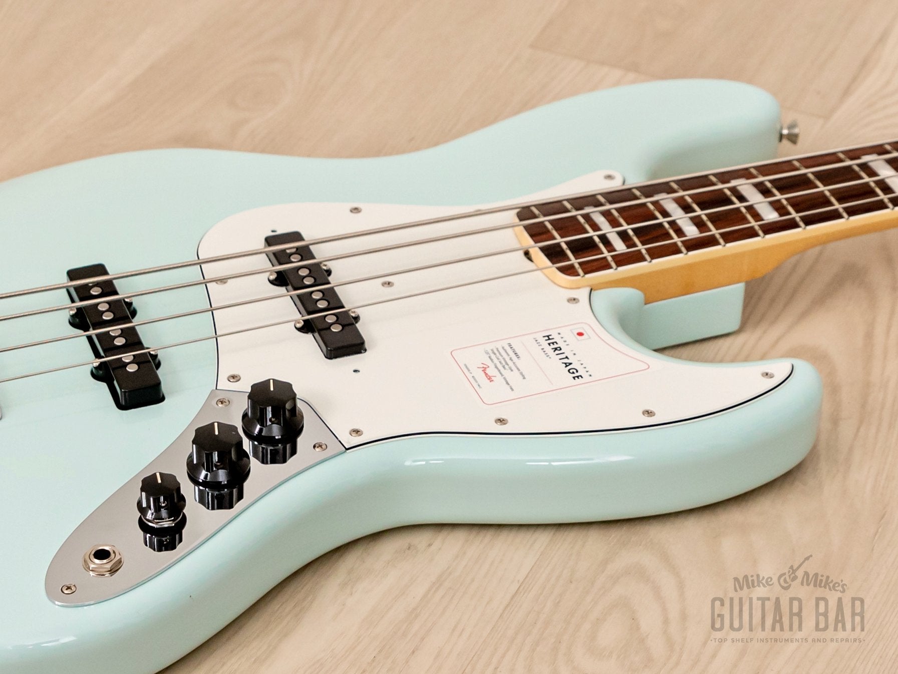 2023 Fender Heritage Late 60s Jazz Bass, Sonic Blue Lacquer, Mint 