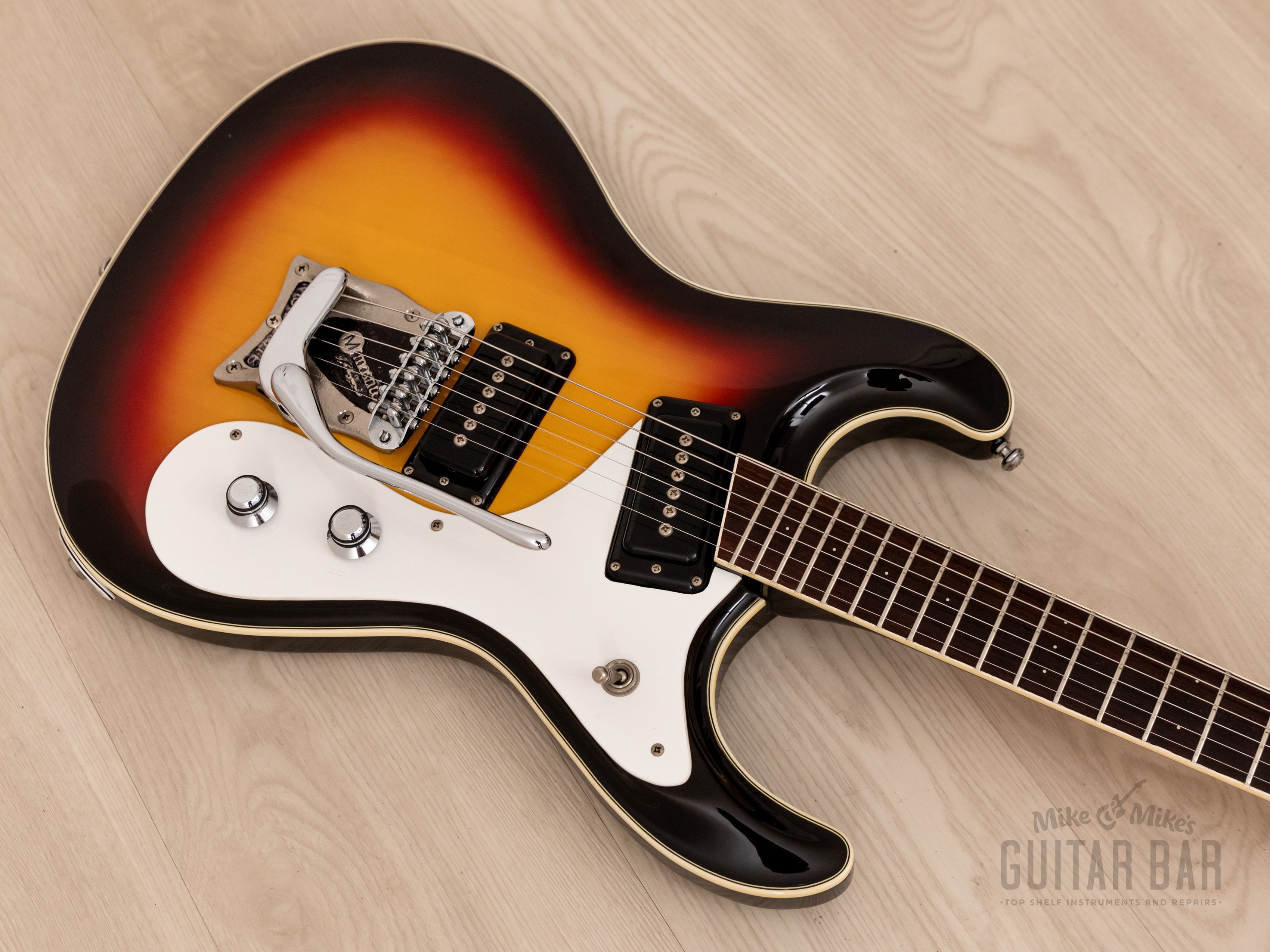 2006 Mosrite Super Custom '63 Sidejack Ventures Model Sunburst, Set Neck w/ Vibramute, Kurokumo Japan