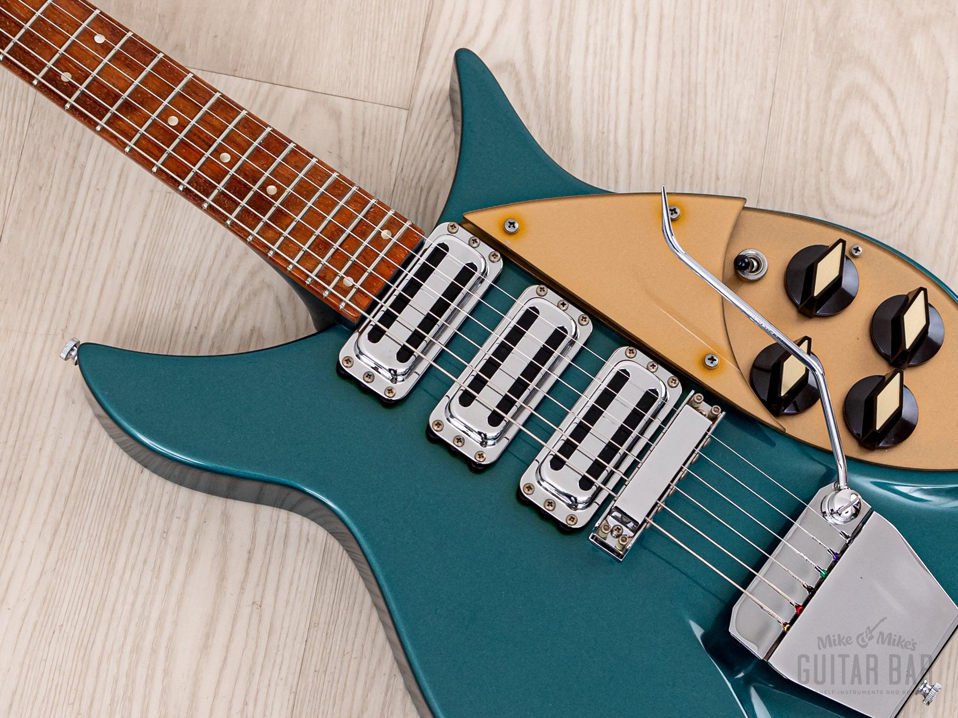 1997 Rickenbacker 355V59 One-Off Custom Order Turquoise w/ Accent Vibrato, Hangtags & Case