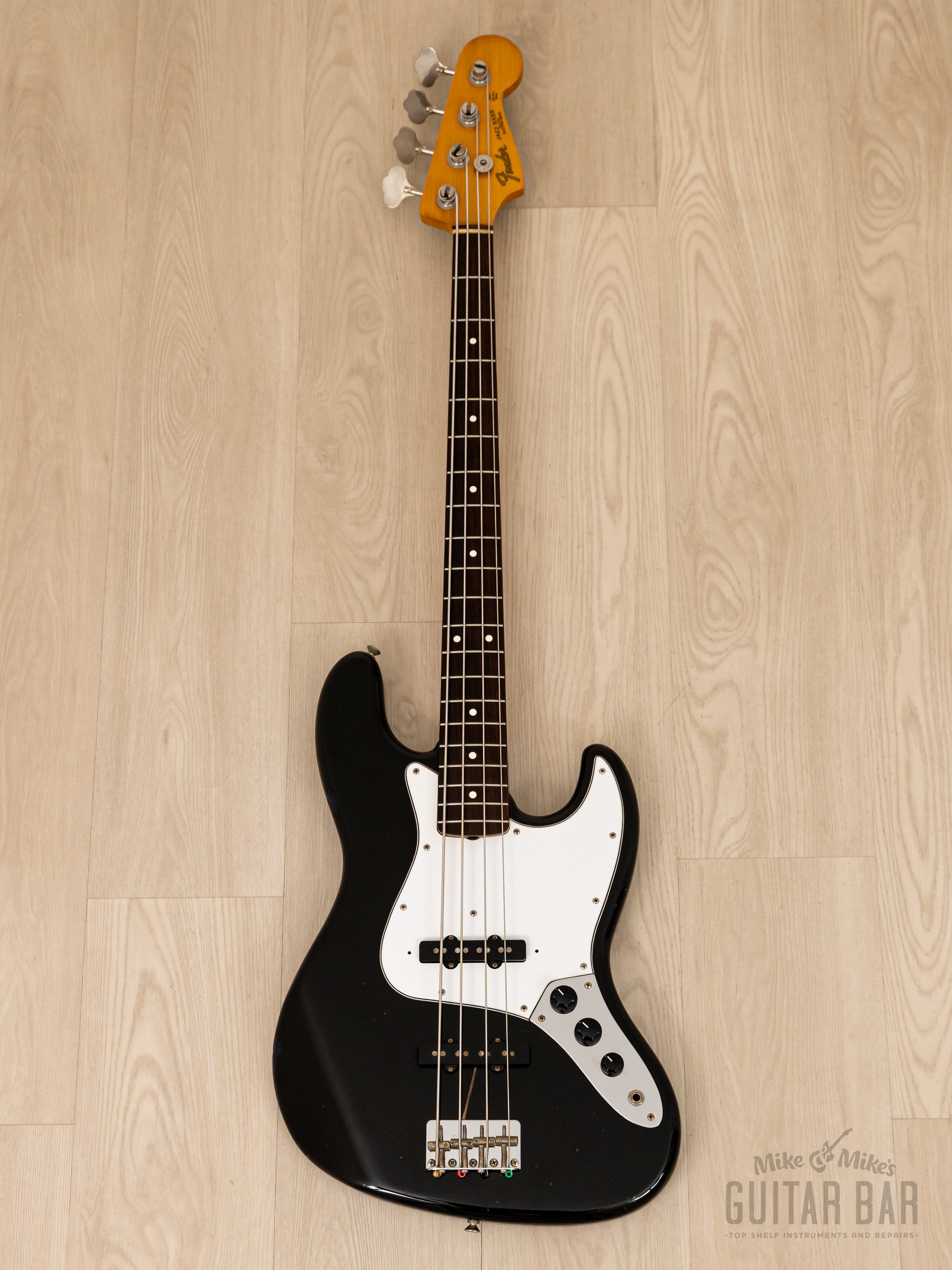 1983 Fender JV Jazz Bass ‘62 Vintage Reissue JB62-75 Black, Japan MIJ  Fujigen