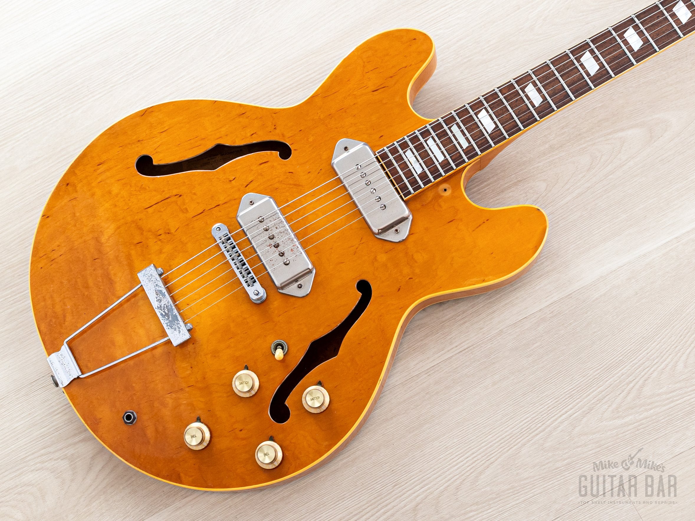 1981 Epiphone Casino Vintage Guitar Natural, Near-Mint w/ Case, Japan
