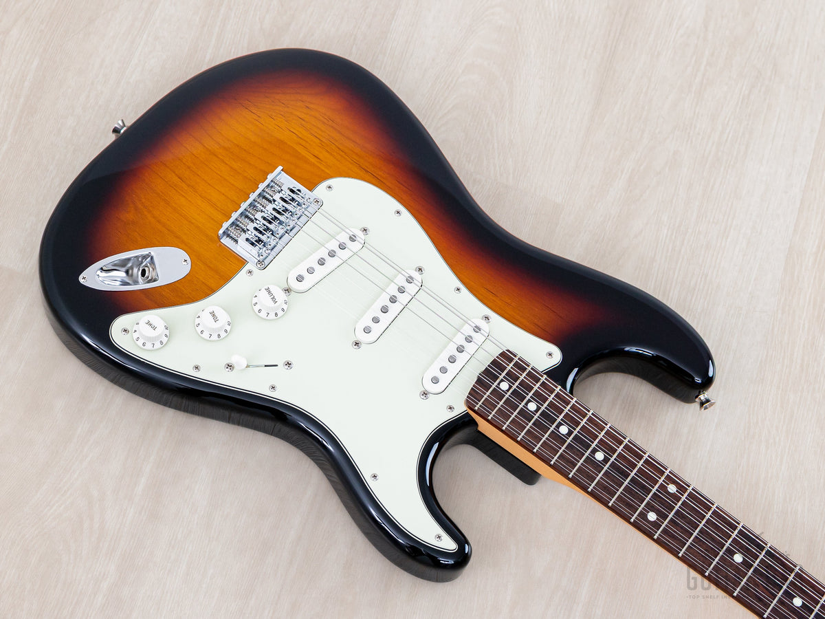 2024 Fender Stratocaster XII 12-string Sunburst, body angled view, treble side
