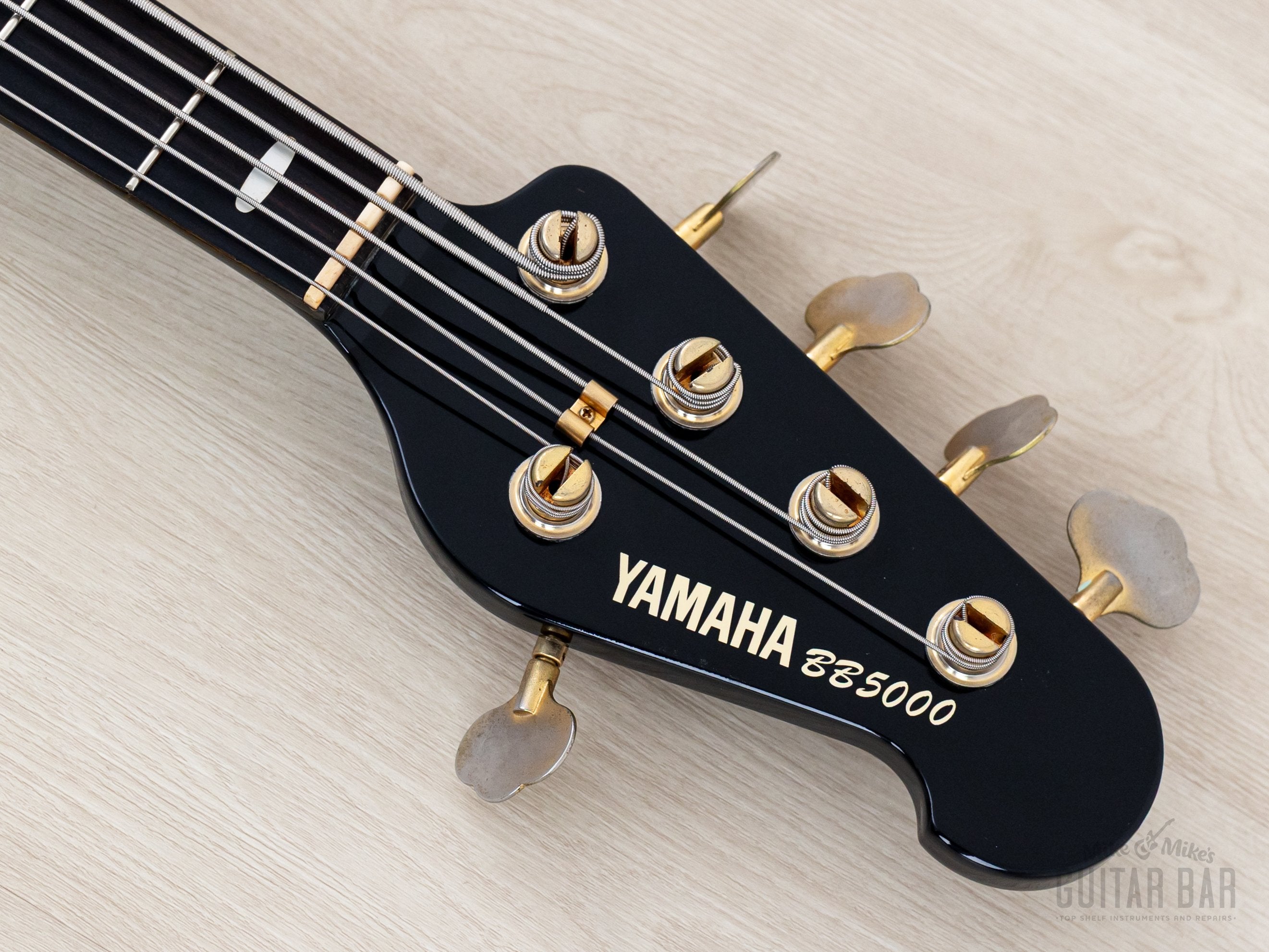 1985 Yamaha Broad Bass BB5000 5-String Vintage Neck Through PJ Bass Bl