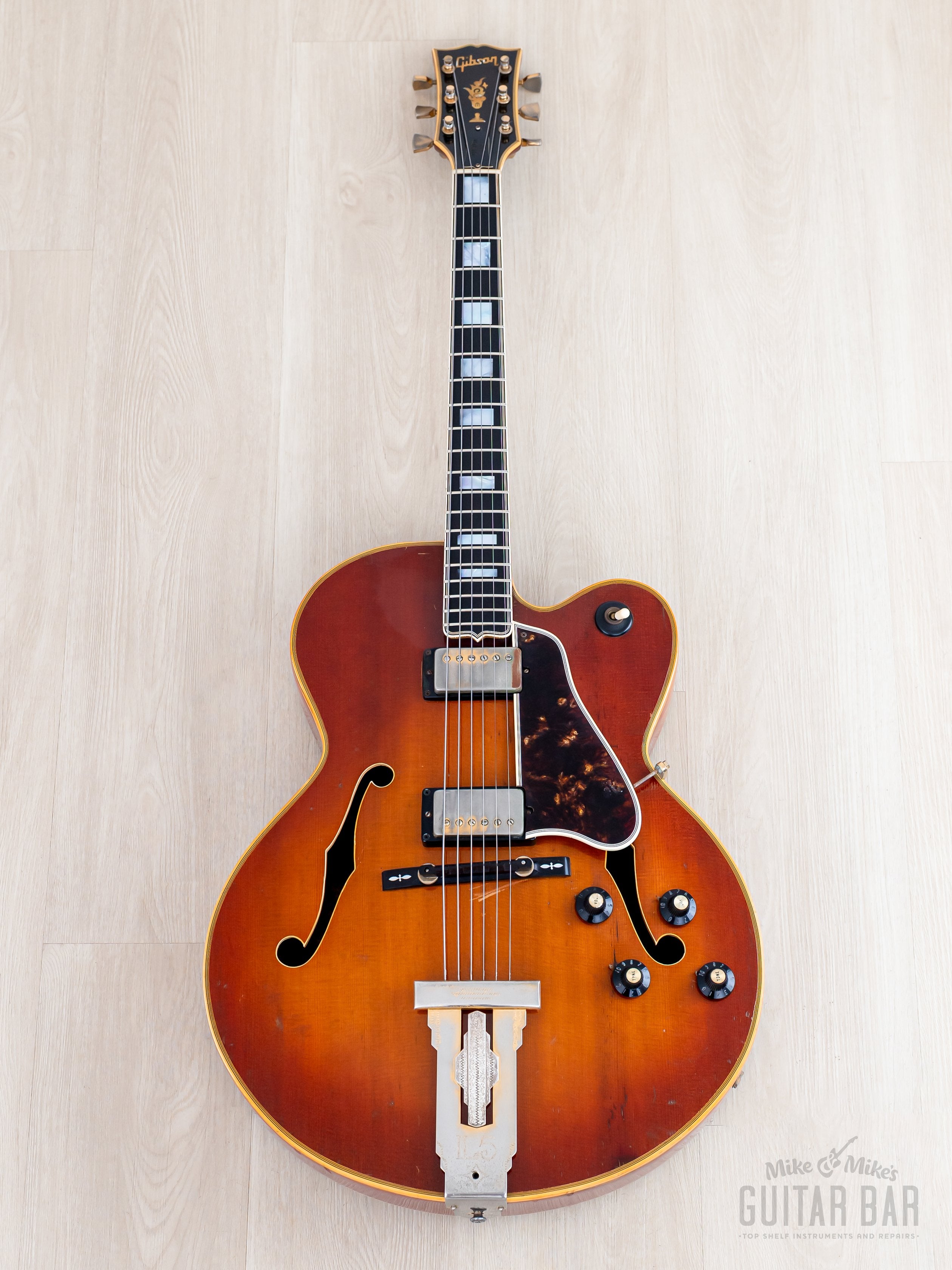 1970 Gibson L-5 CES Vintage Electric Archtop Sunburst w/ T Tops, Case