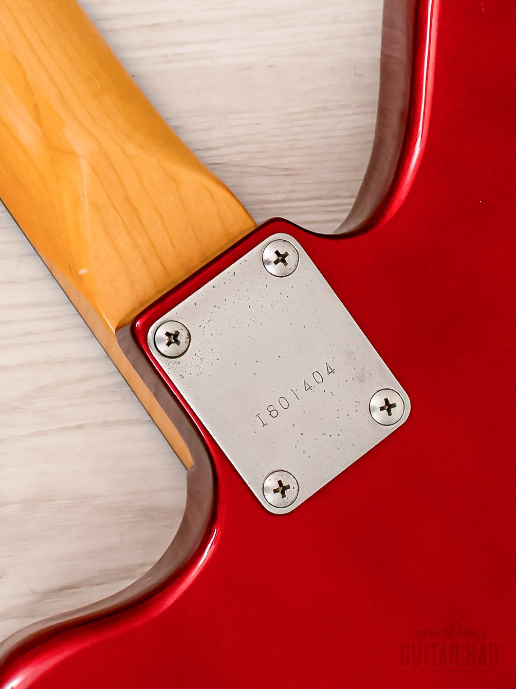 1980 Greco Super Real JG700 Jaguar Vintage Guitar Candy Apple Red Ash, Pre-JV Japan Fujigen