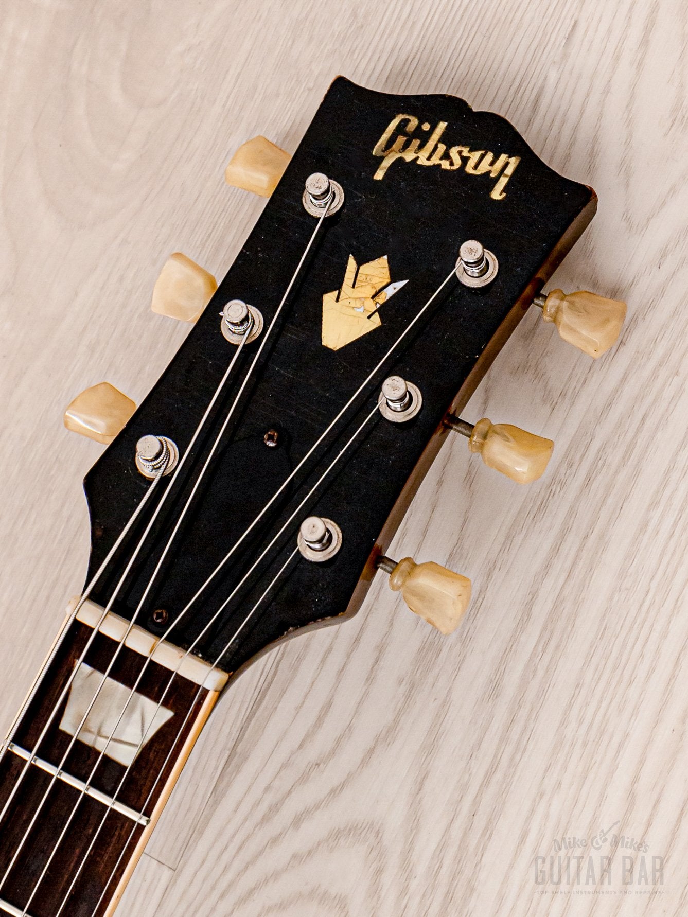 1955 Gibson J-160E Vintage Acoustic Electric Guitar Solid Top/Back w/ P-90 & Case