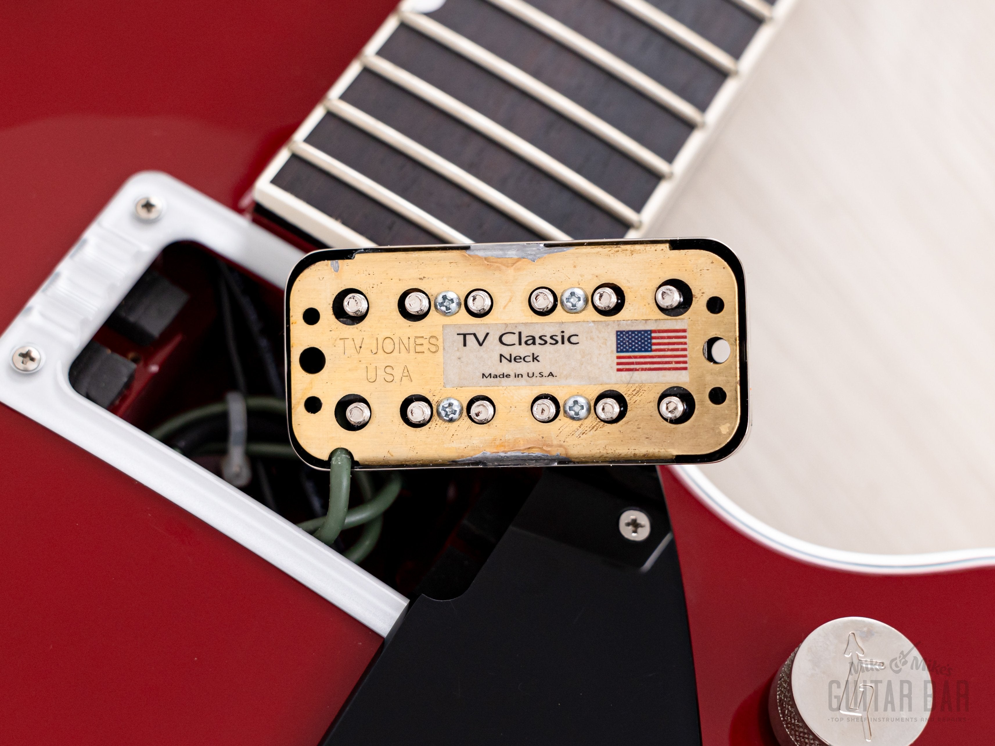 2017 Gretsch G6131T Players Edition Jet Firebird Red w/ TV Jones, Compton Bridge, Bigsby & Case