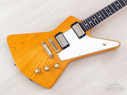 1975 Greco EX-800C Clapton Cut Explorer Natural Korina, front body