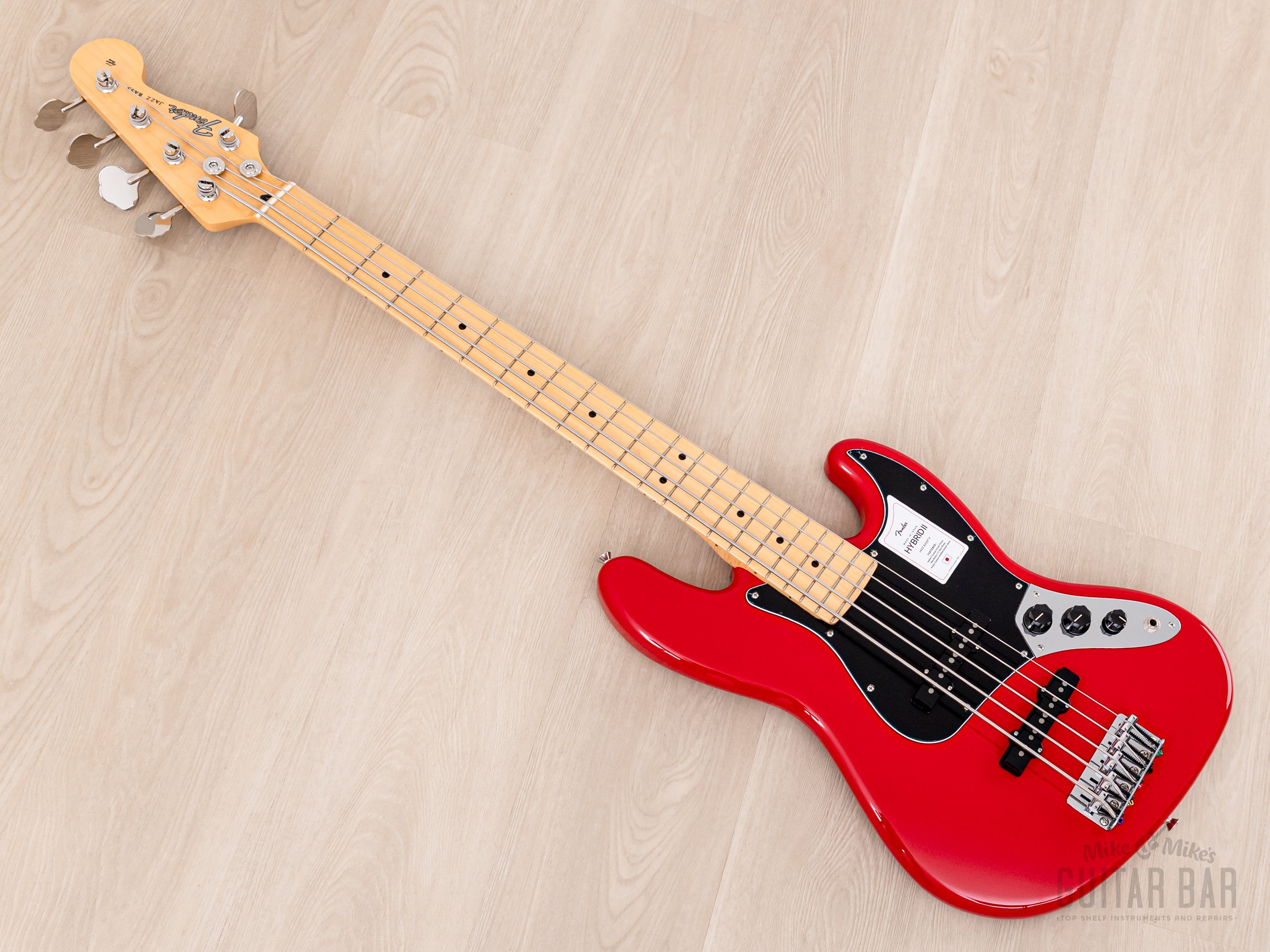 【美品】FENDER Hybrid II Jazz Bass 2023 Fender Hybrid II Jazz Bass V 5-String Modena Red, Mint