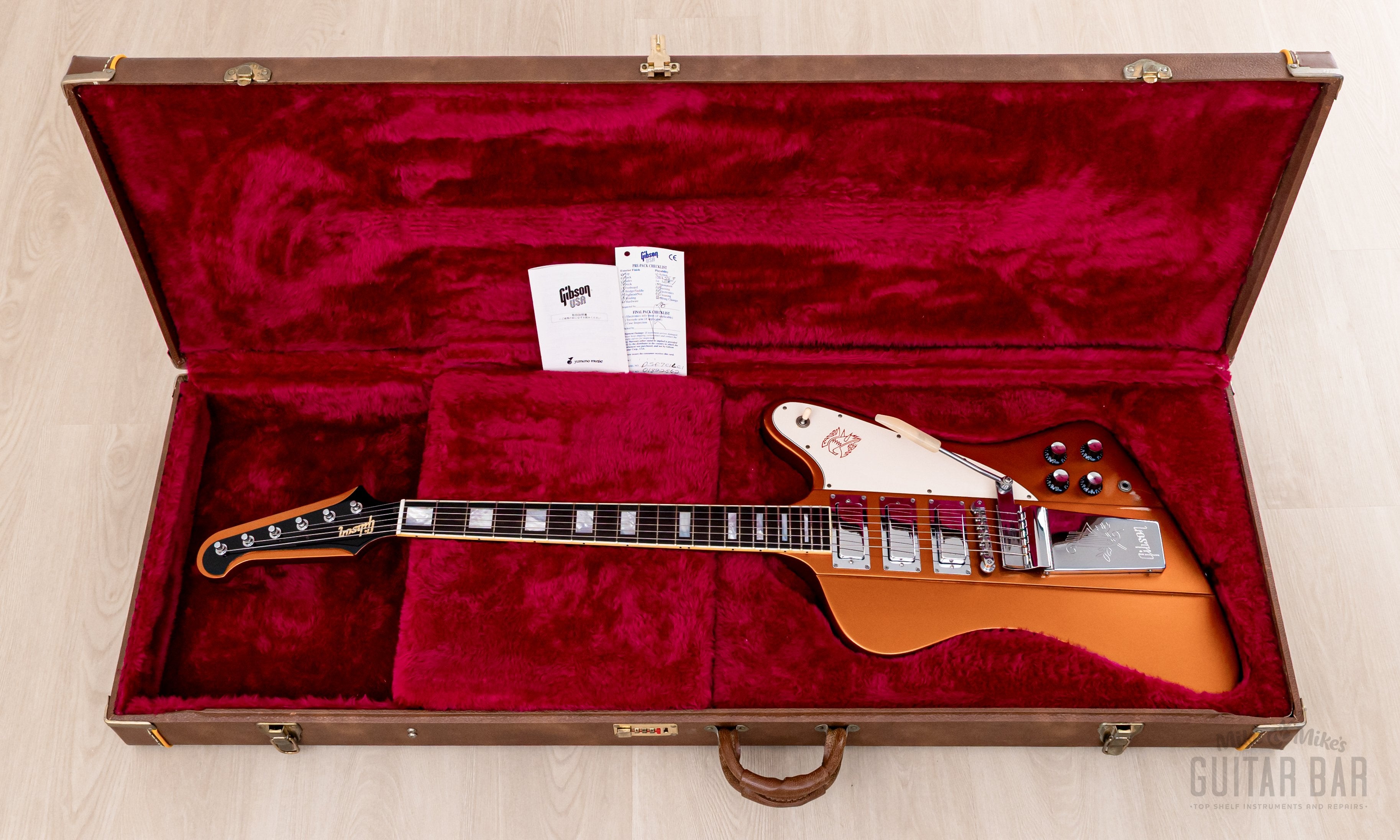 2002 Gibson Firebird VII Reverse Body Copper Near-Mint w/ Hangtags & Case, Yamano