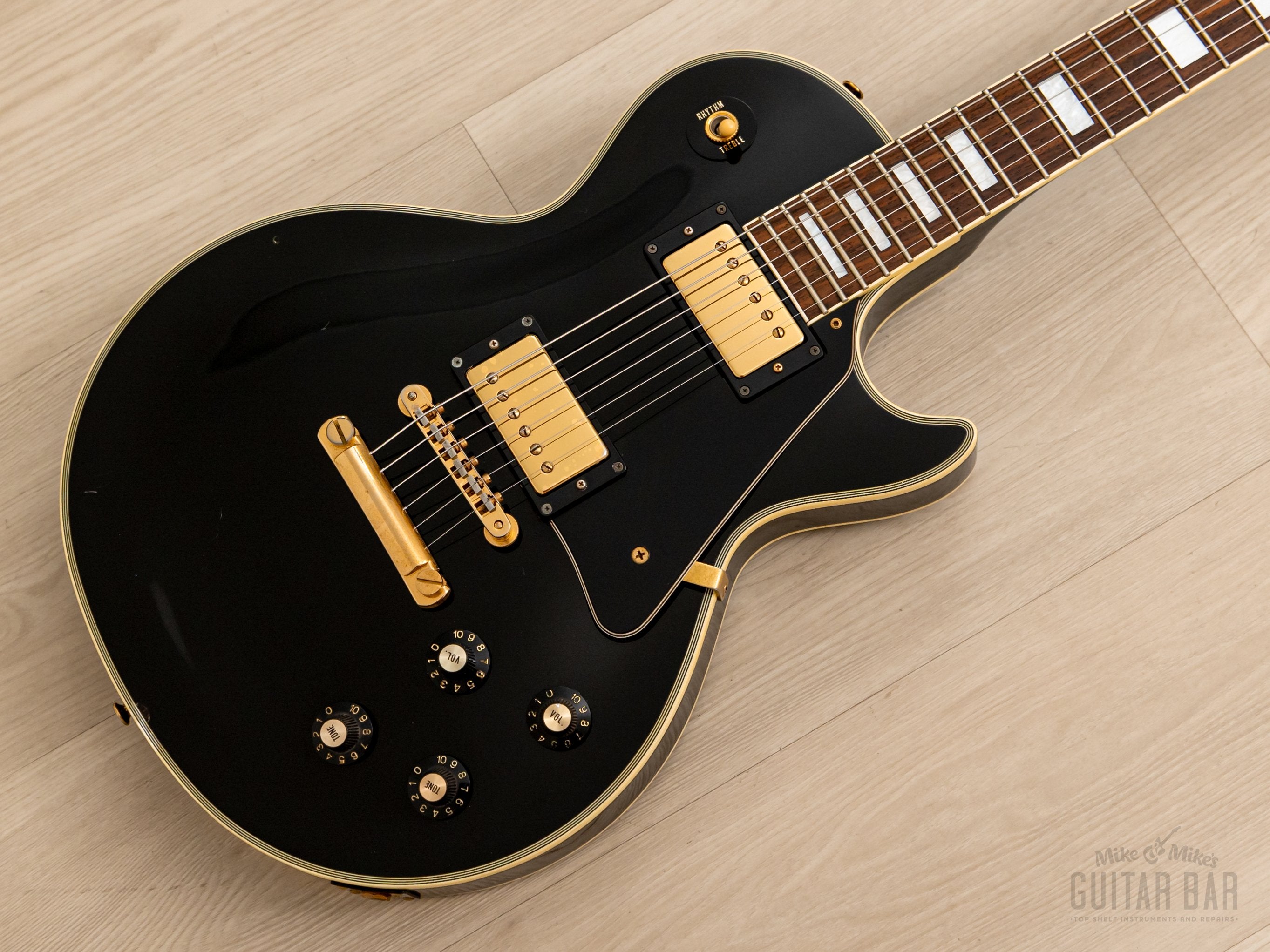 1990 Greco Mint Collection EGC-600 Black Beauty Custom w/ Screamin PAFs,  Japan Fujigen