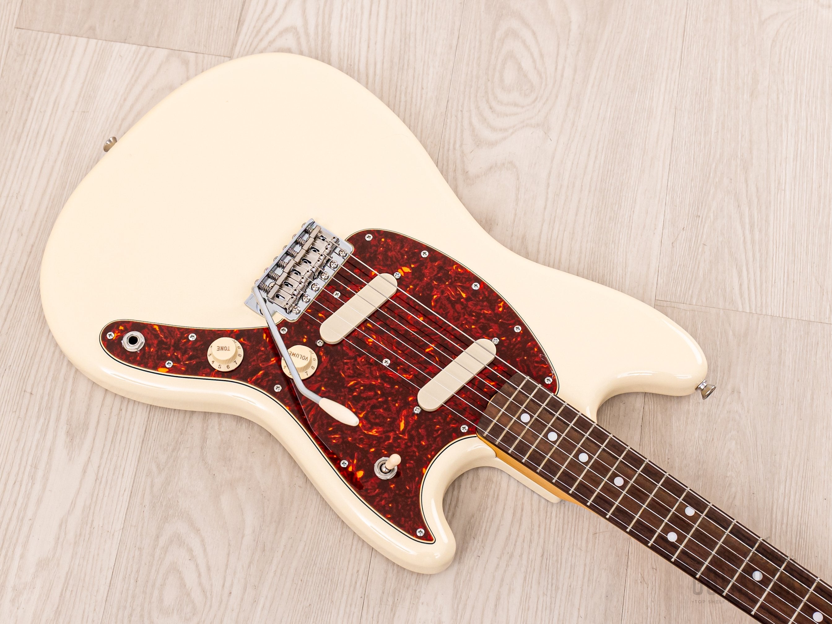 2020 Fender Char Mustang Signature Model Olympic White, Near-Mint w/ Hangtags, Japan MIJ