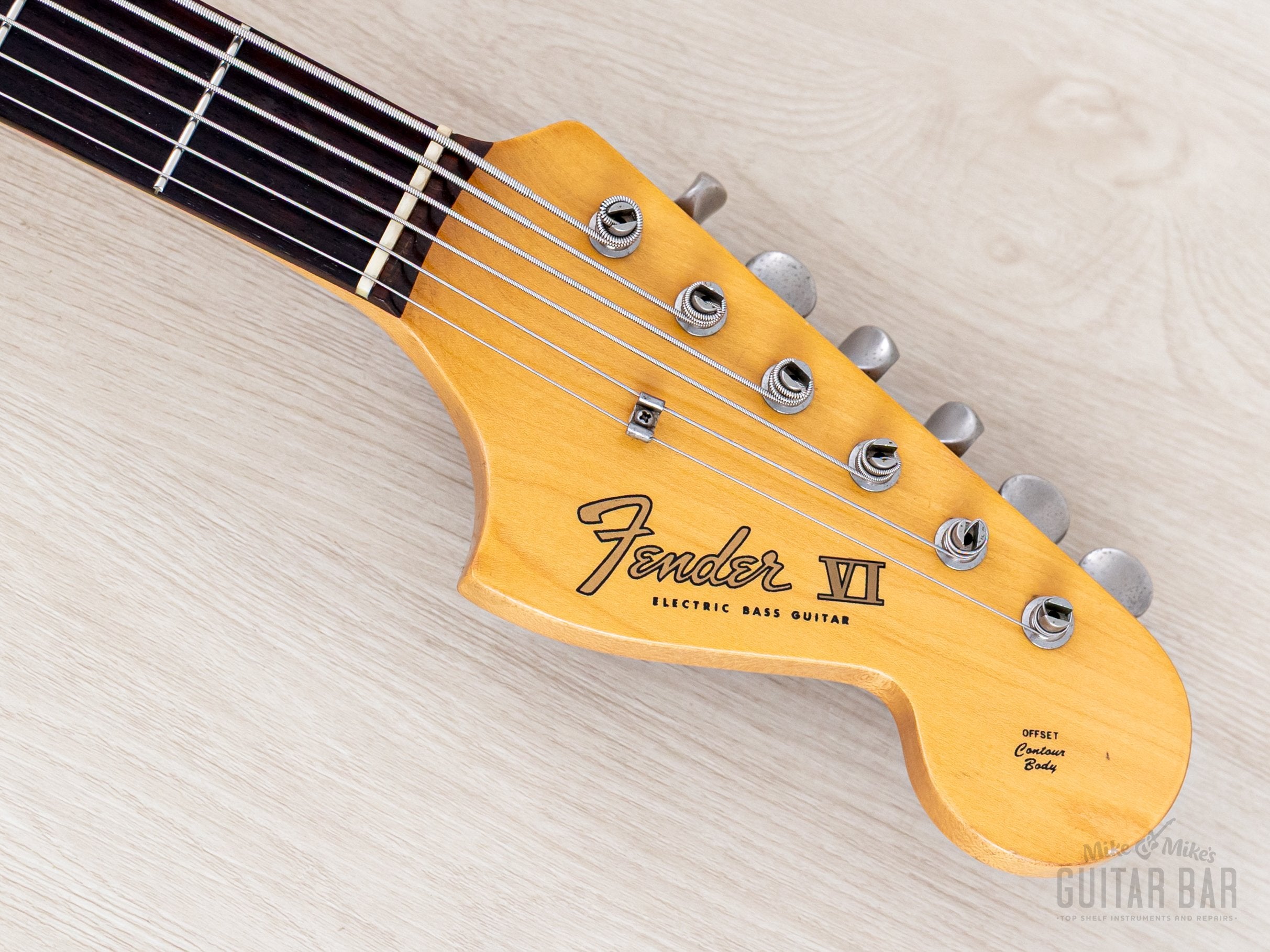 1992 Fender Custom Edition Bass VI Sunburst, 100% Original, Japan MIJ