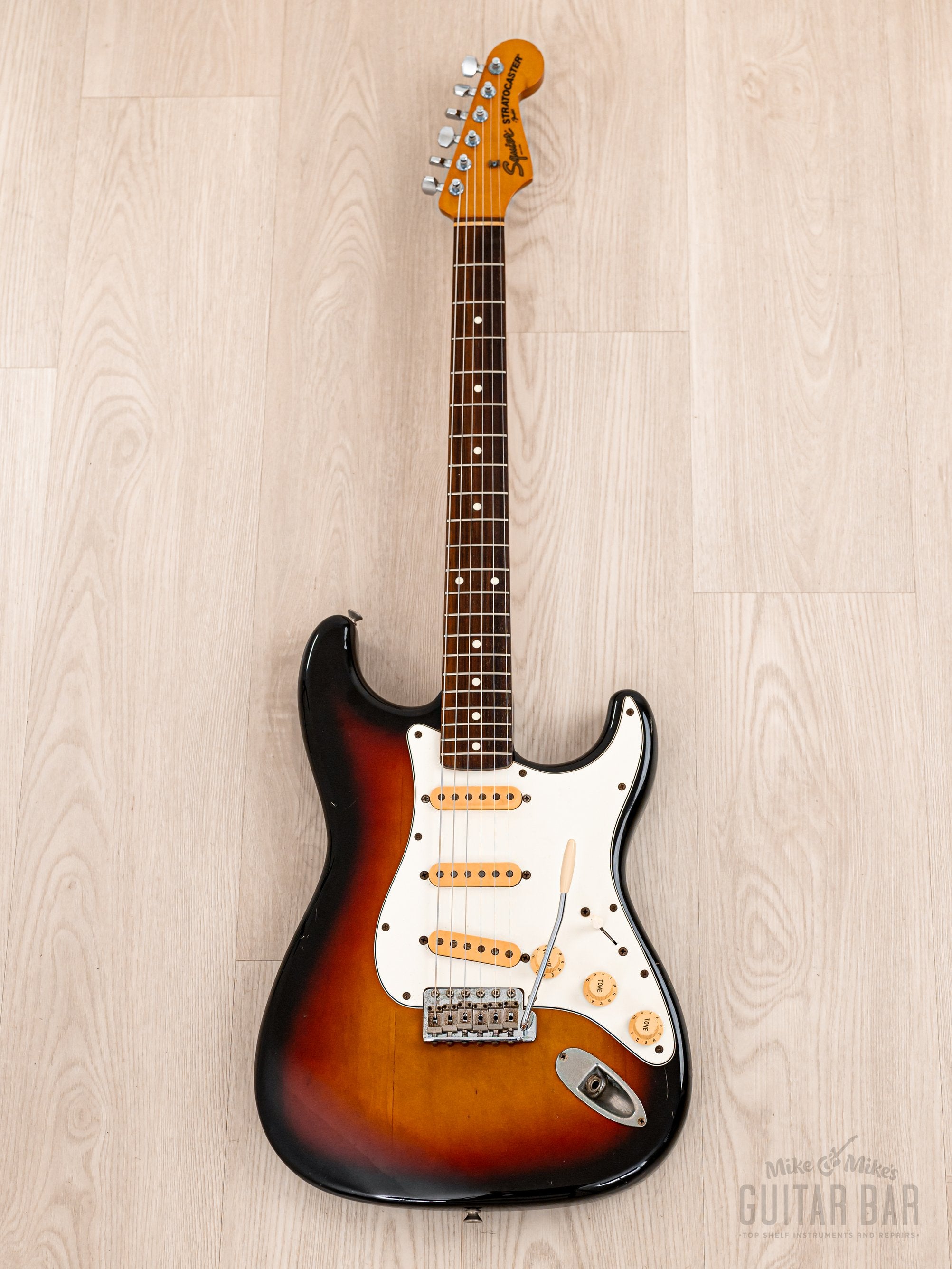 1986 Squier by Fender Stratocaster '62 Vintage Reissue SST-30 Sunburst 100% Original, Japan MIJ Fujigen