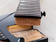 1991 Charvel by Jackson SSH superstrat neck heel with factory stamp