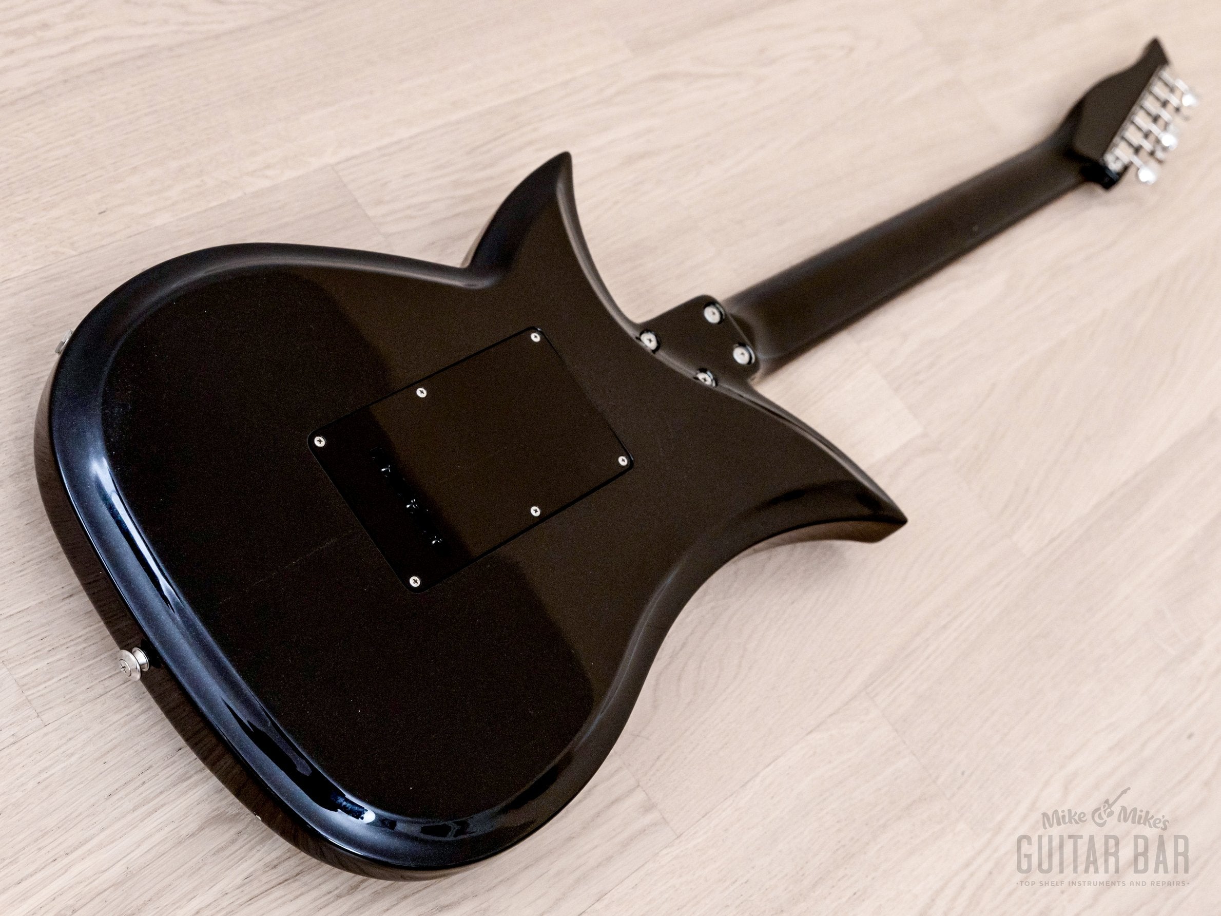 1990s Tokai Talbo A-125SH Aluminum Body Guitar Black Sparkle, Japan