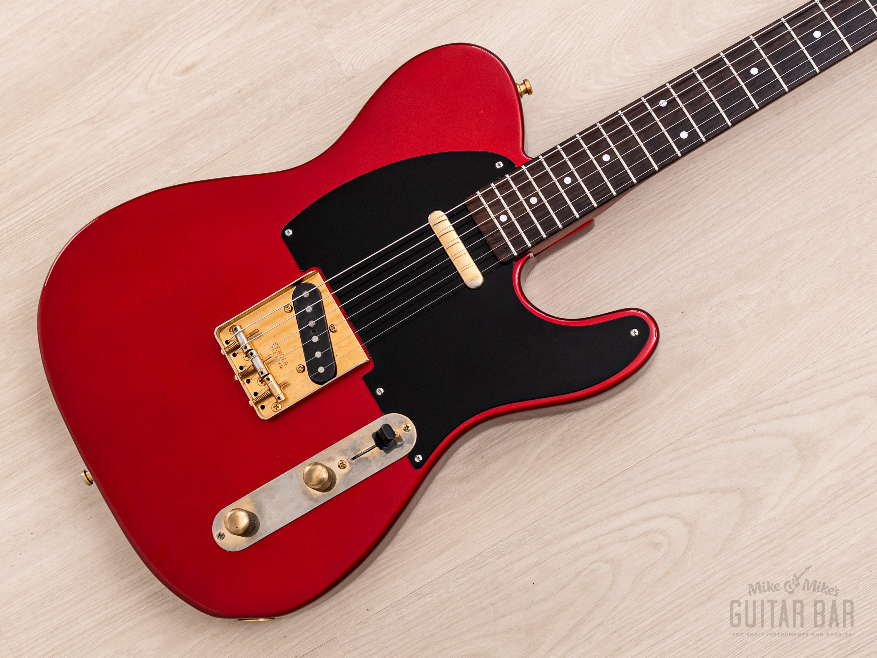1987 Fender Custom Made Telecaster Candy Apple Red w/ USA Pickups & Gold Hardware, Japan MIJ Fujigen
