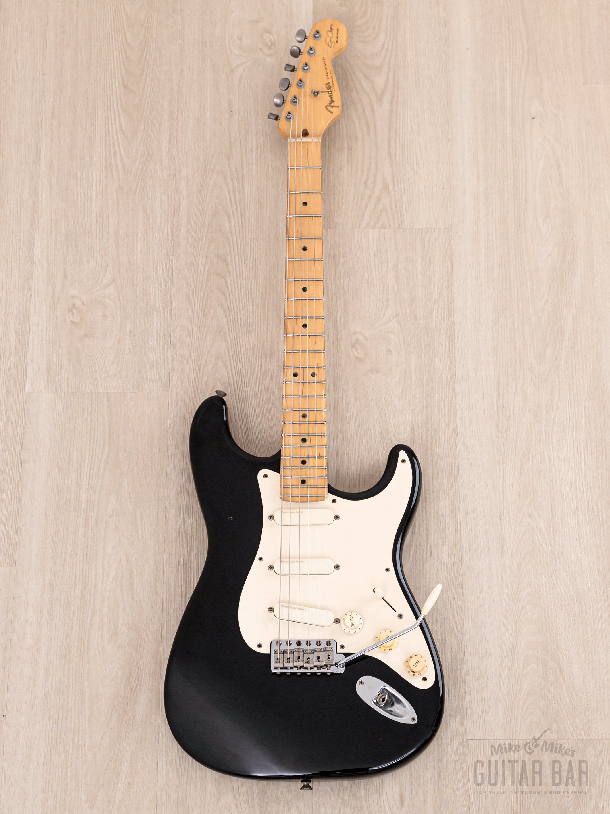 1994 Fender Eric Clapton Artist Series Signature Stratocaster Blackie 100% Original w/ Lace Sensors, TBX & Tweed Case