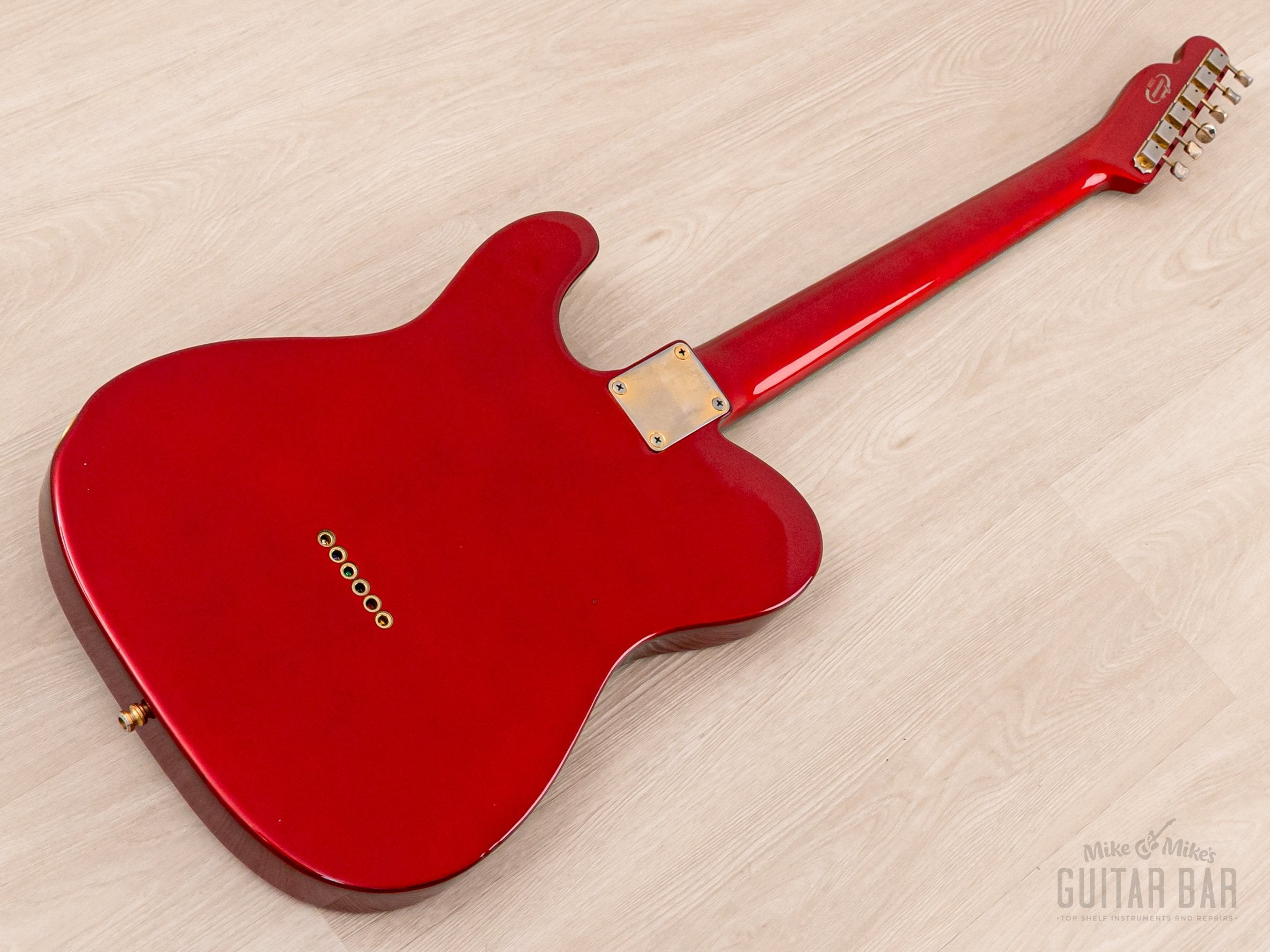 1987 Fender Custom Made Telecaster Candy Apple Red w/ USA Pickups & Gold Hardware, Japan MIJ Fujigen