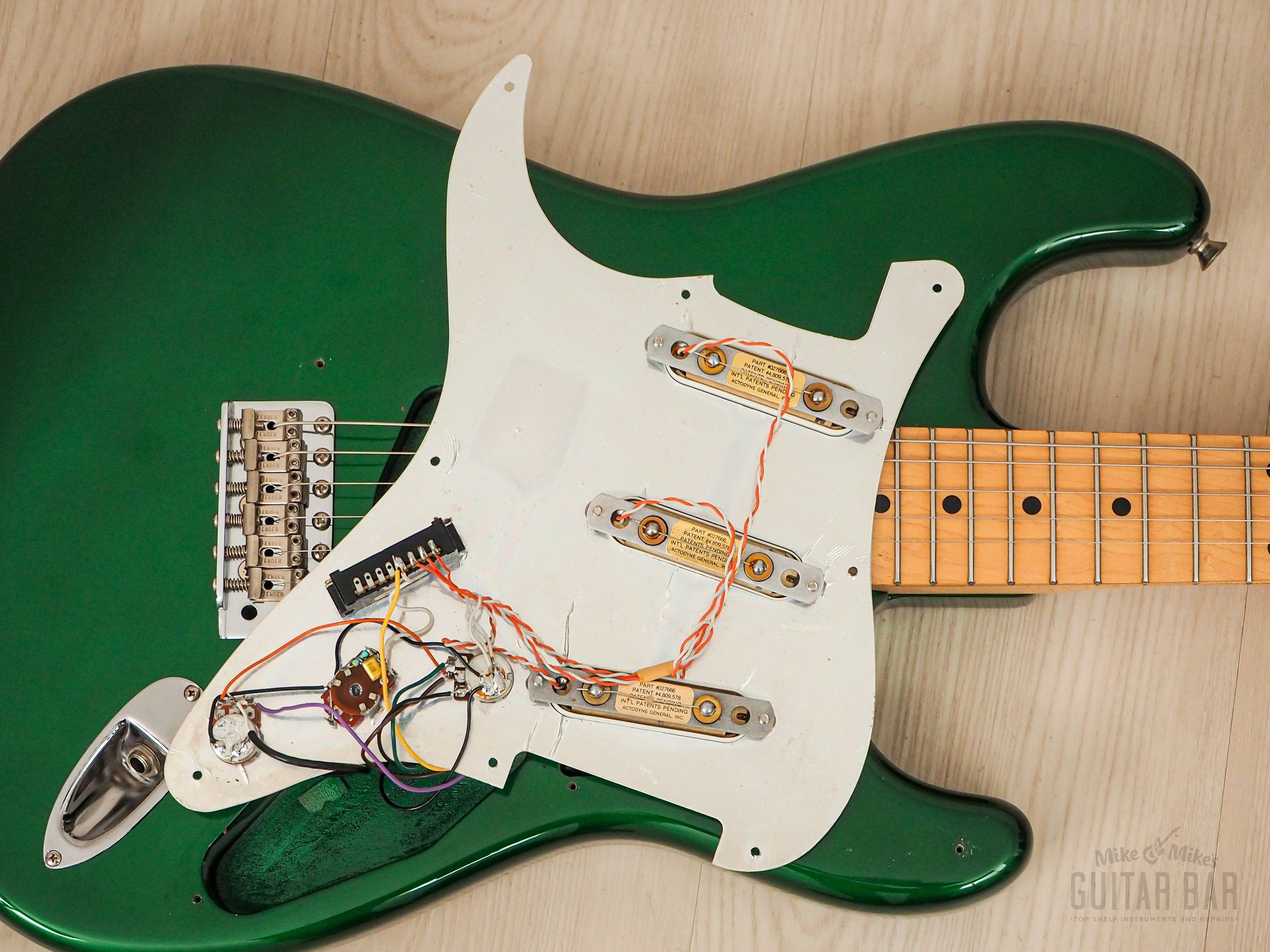 1991 Fender Order Made Stratocaster ST57-770LS Candy Apple Green w/ Lace  Sensor, Japan MIJ Fujigen