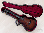 Taylor T5z in open case with red lining