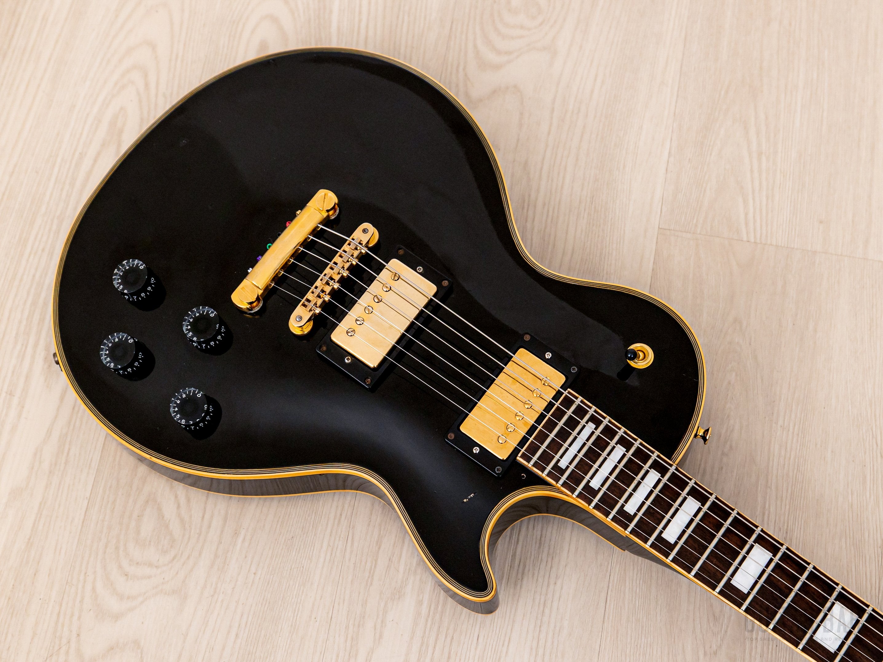 1984 Tokai Love Rock TLC65 Custom Black Beauty Vintage Guitar