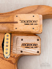 1993 Levinson Blade RH-4 Limited Momose Custom Momose brand in neck pocket