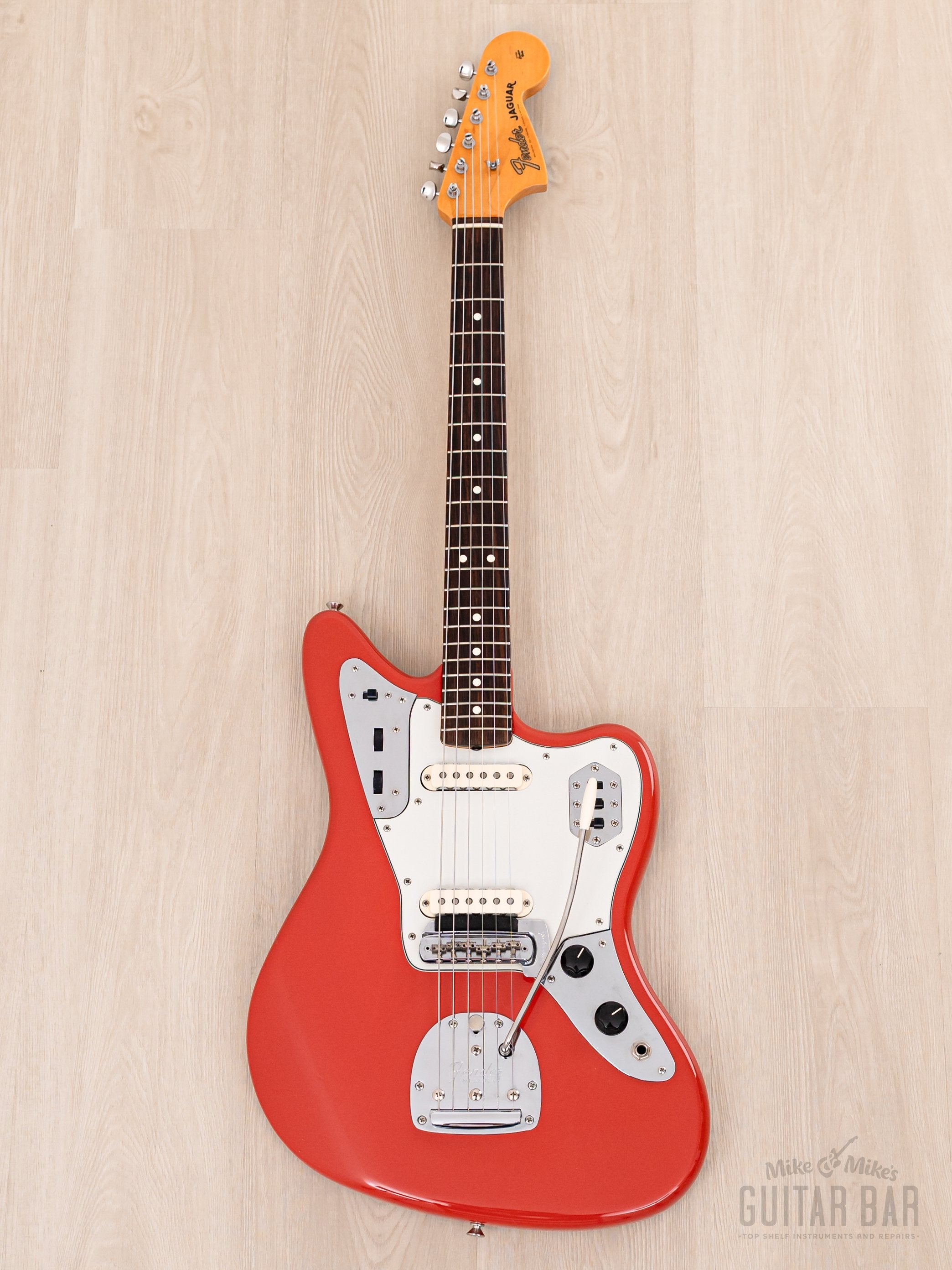 1999 Fender American Vintage '62 Jaguar Fiesta Red, 100% Original & Near-Mint w/ Case, Hangtags (1st Year Model)