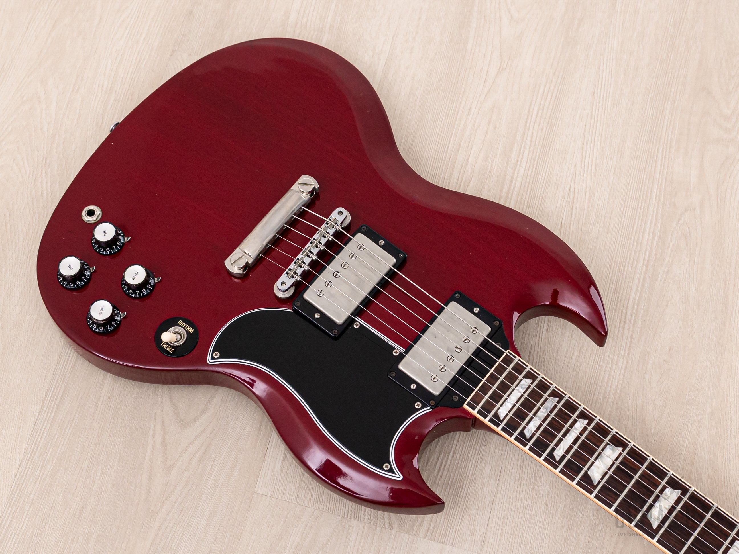 1997 Gibson ‘61 SG Standard Cherry w/ 57 Classic PAFs, Hangtags & Case