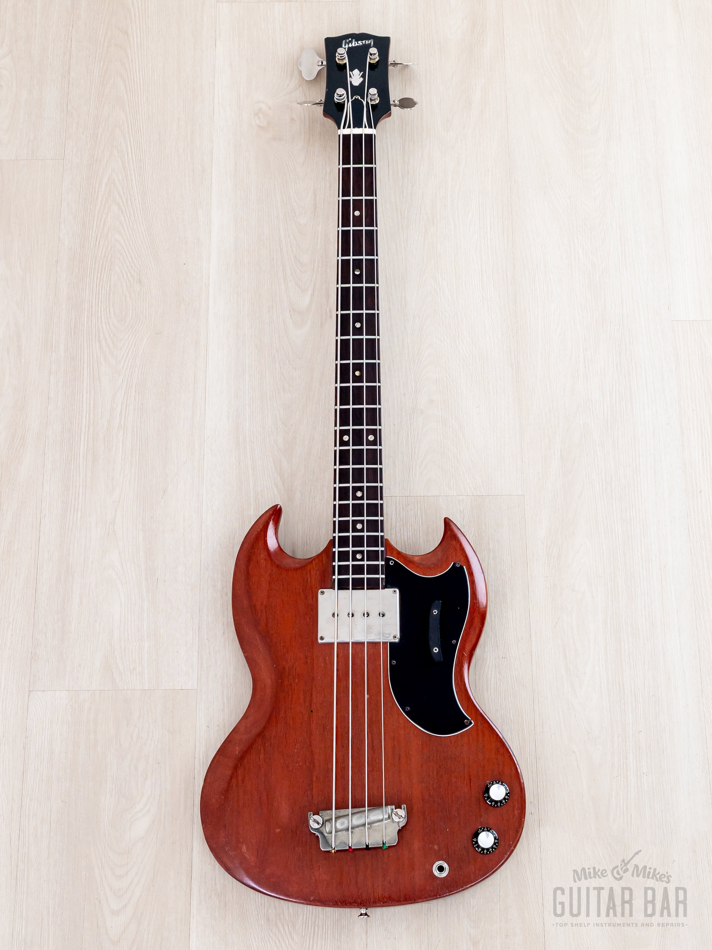 1964 Gibson EB-0 Vintage Short Scale Bass Cherry, 100% Original w/ Cas