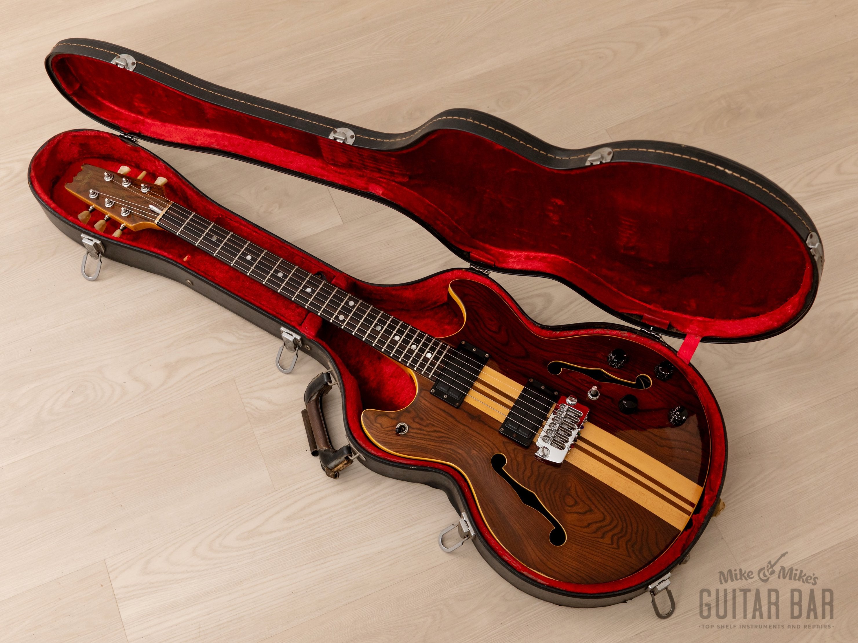 1980 Aria Pro II SH-800 Neck Through Semi-Hollow w/ Case, Japan Matsum –  Mike & Mike's Guitar Bar