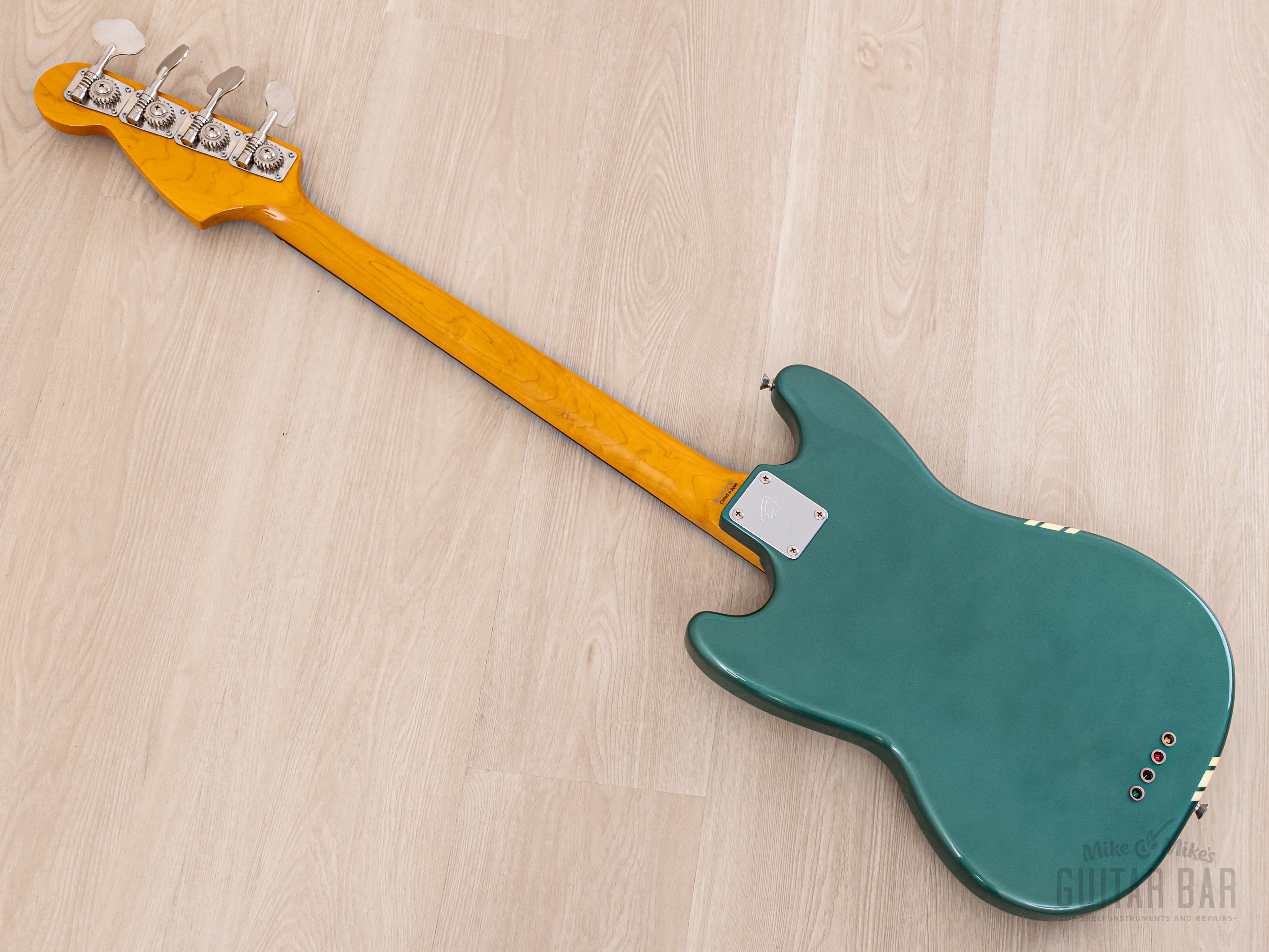 2002 Fender Competition Mustang Bass '69 Vintage Reissue MB98-75SD/CO Ocean Turquoise w/ Hangtags, Japan CIJ