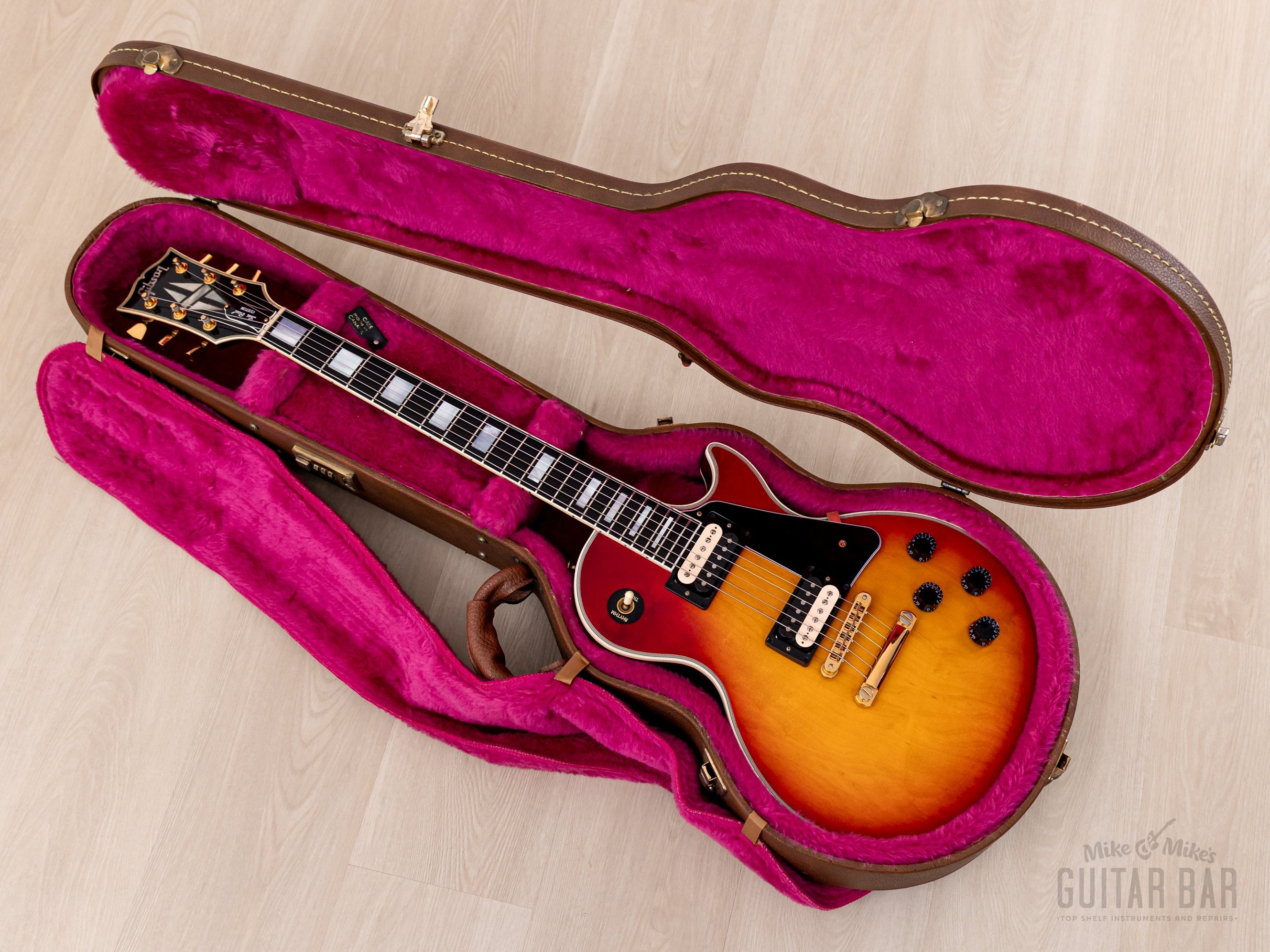 1990 Gibson Les Paul Custom Heritage Cherry Sunburst, Near-Mint w/ Zebra '57 Classic PAFs, Case