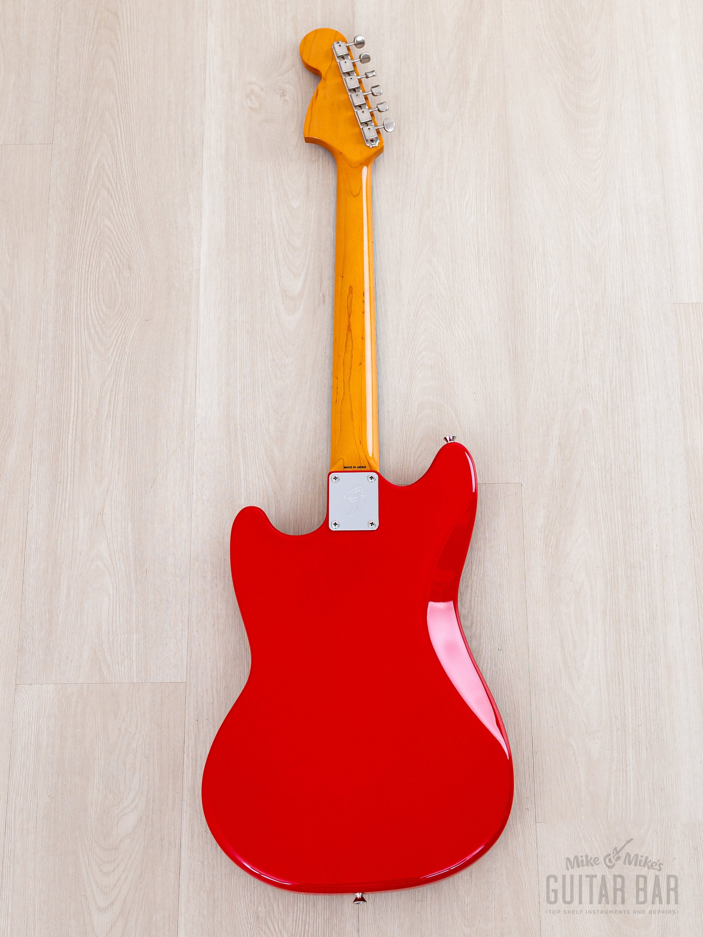 2011 Fender Mustang '69 Vintage Reissue MG69/MH Dakota Red + Headstock