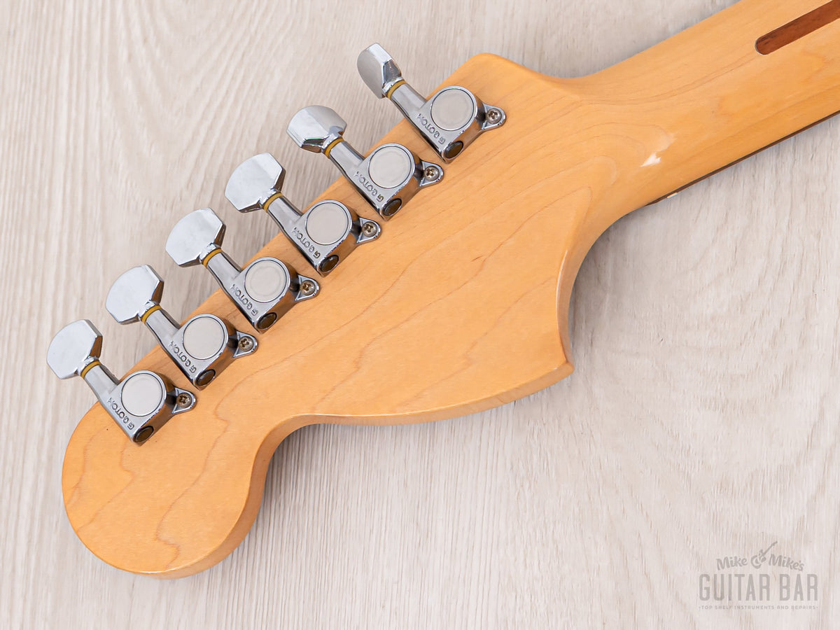 Headstock back with tuners