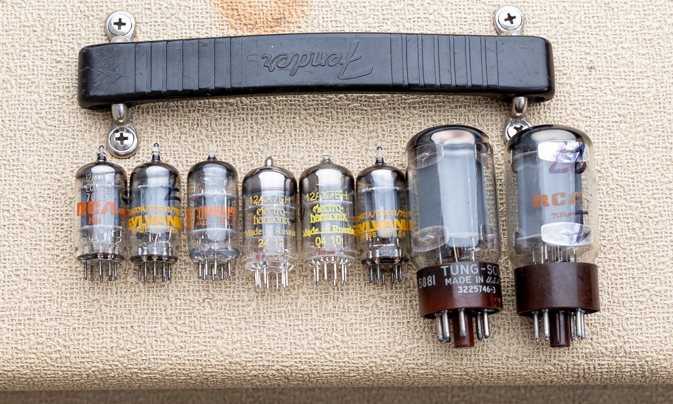 1962 Fender Bandmaster Vintage Pre-CBS Tube Amp Blonde w/ 2x12 Cab, Ox