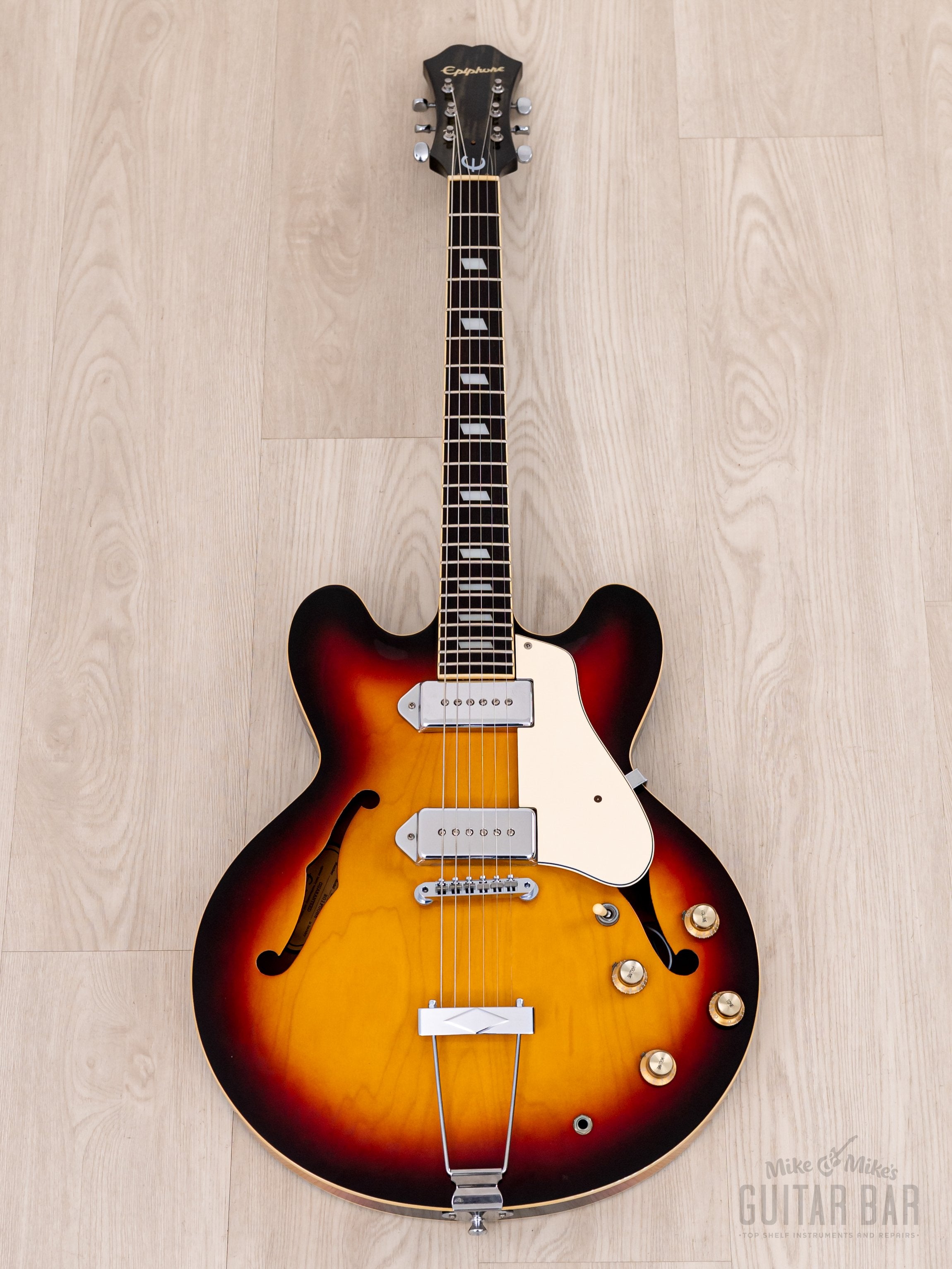 2001 Epiphone Casino Sunburst w/ 1 11/16