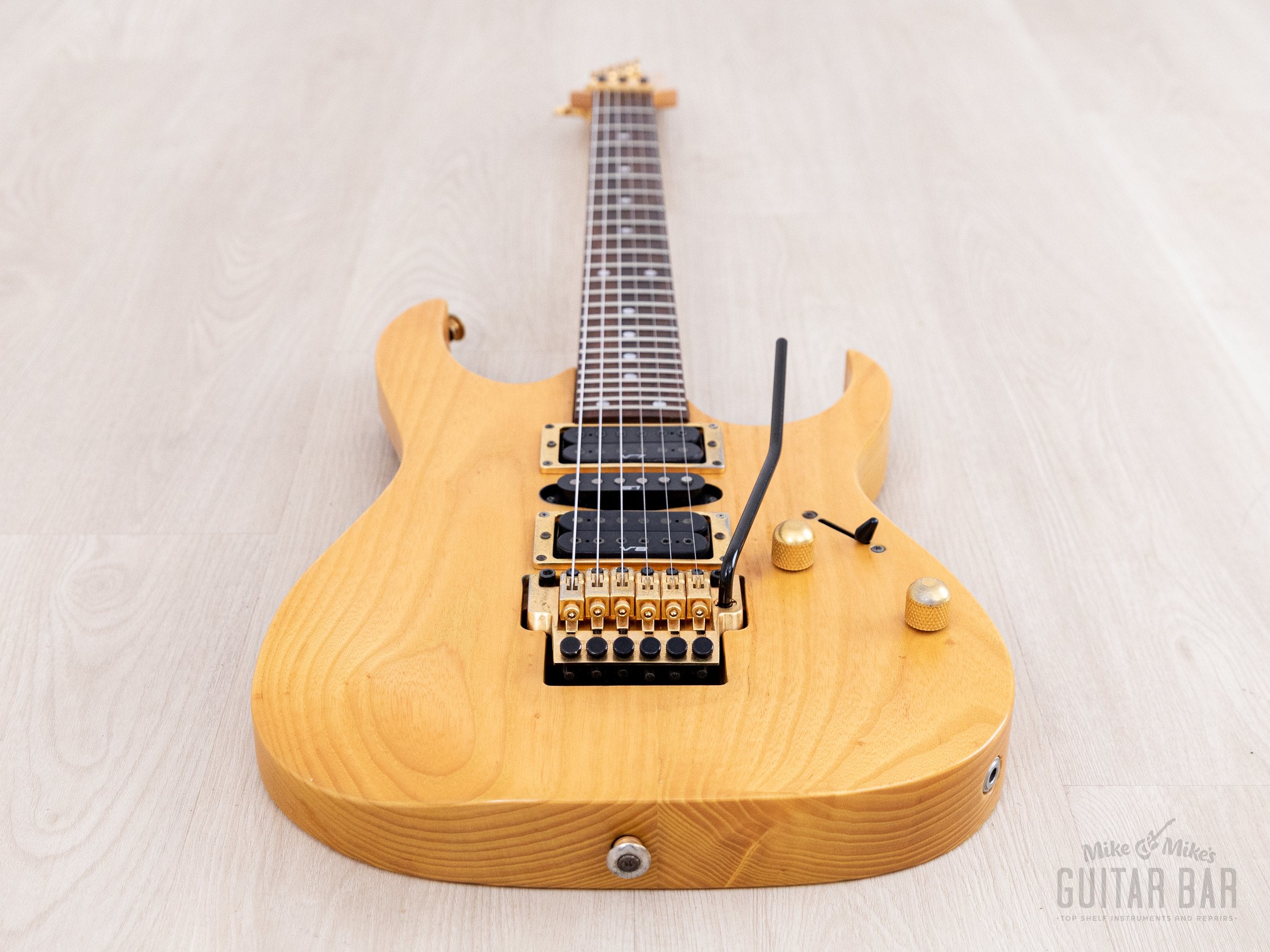 1994 Ibanez RG670 HSH Natural Matte, Near-Mint w/ Lo-Pro Edge