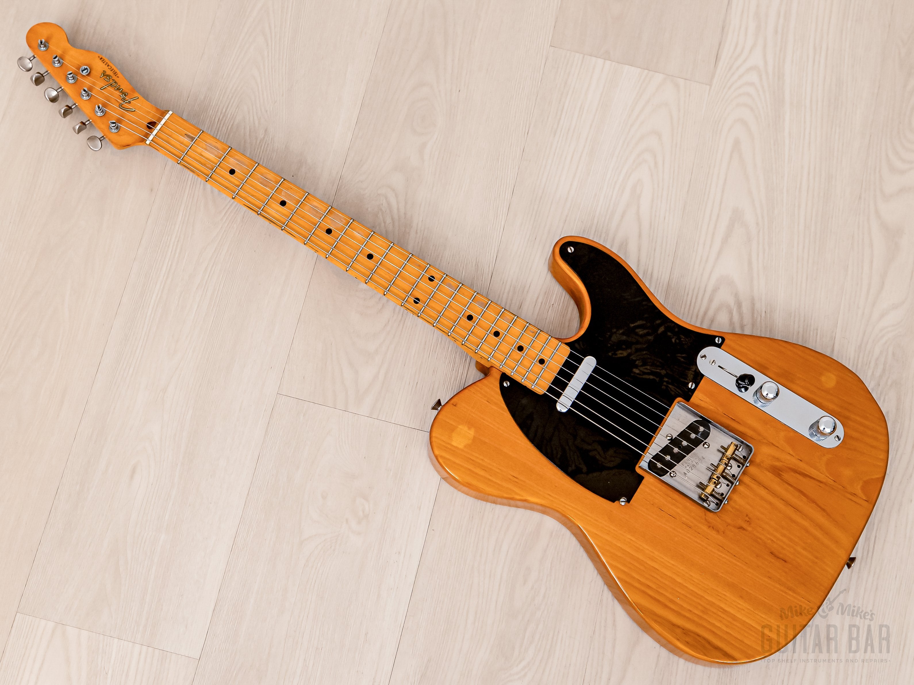 1987 Fender Order Made Telecaster ‘52 Vintage Reissue TL52-75 Butterscotch w/ USA Pickups, Japan MIJ Fujigen