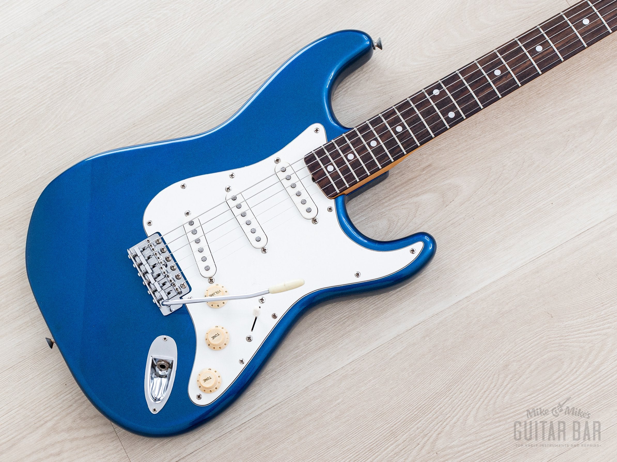 1981 Tokai Springy Sound ST60 Vintage S-Style Guitar Metallic Blue, 10
