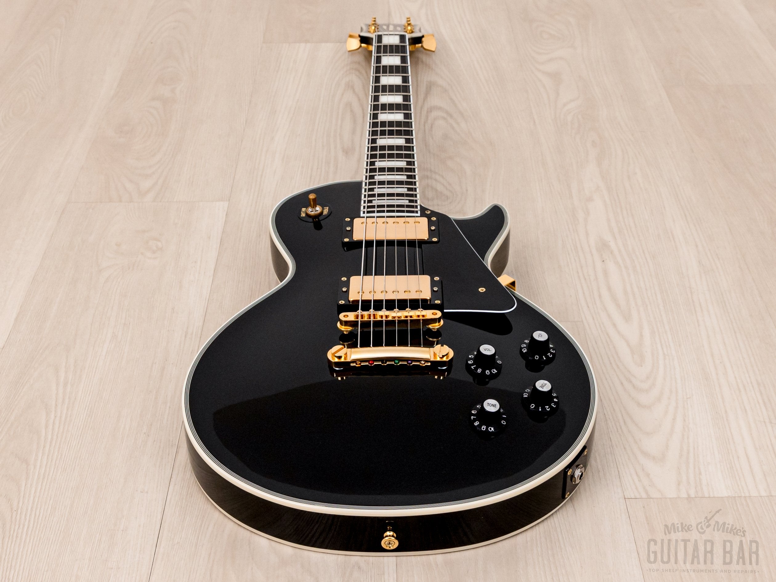 2023 ESP Edwards E-LP-CTM Black Beauty Custom, Near-Mint w/ Case & Tags,  Japan